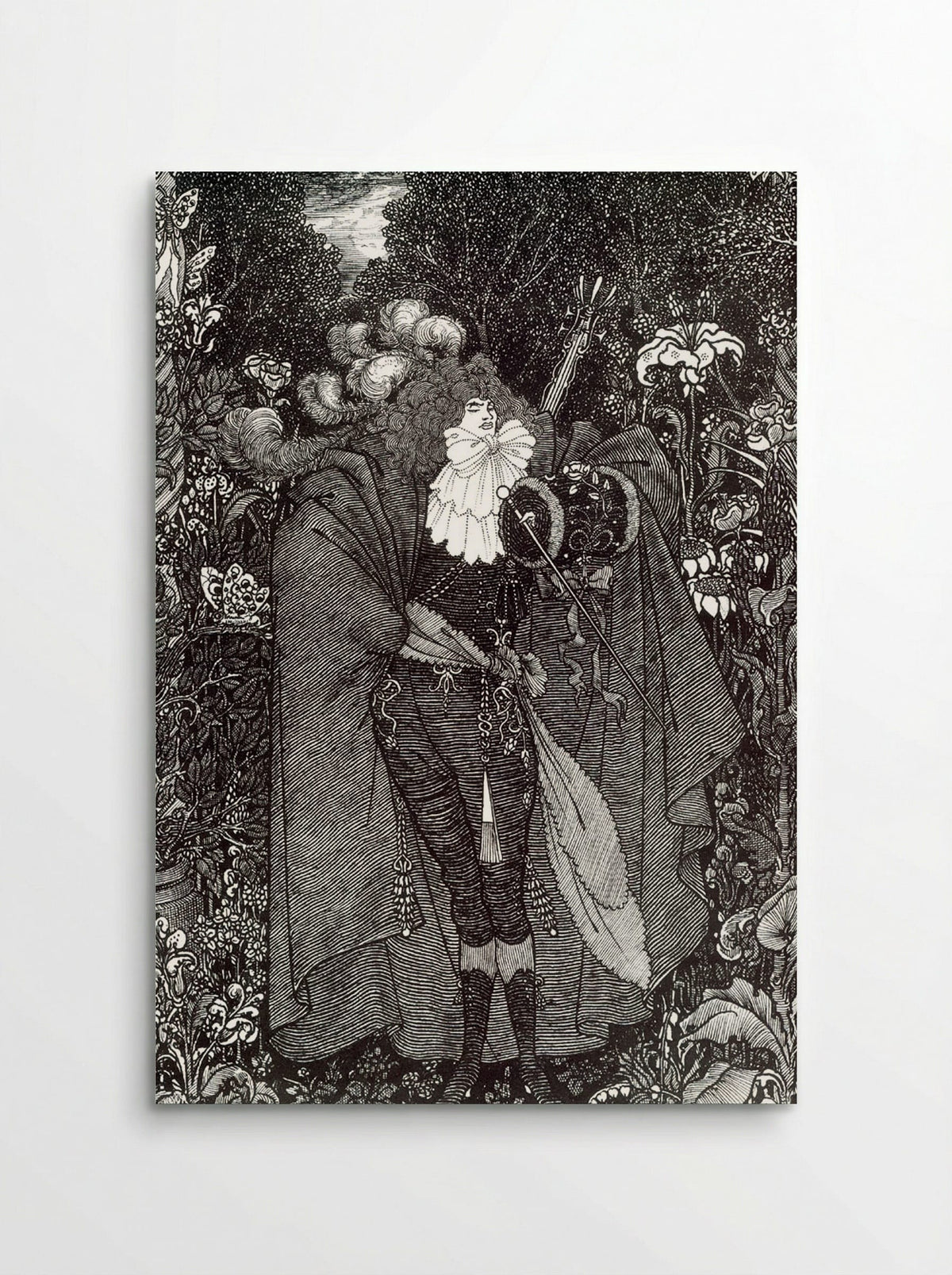 A Night Piece - Aubrey Beardsley - Poster