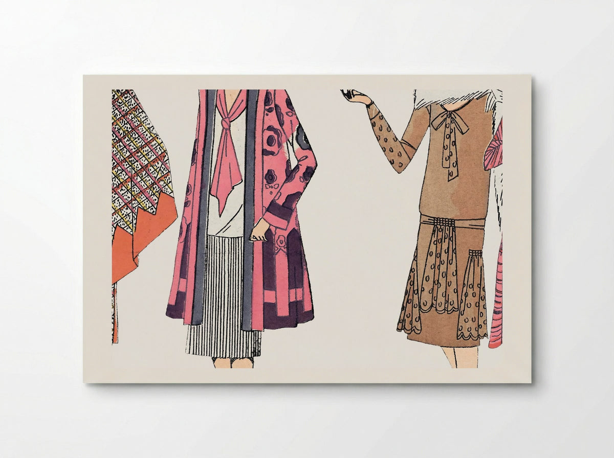 Flapper Dresses (Fashion Plate) - Fine Art Print - Poster
