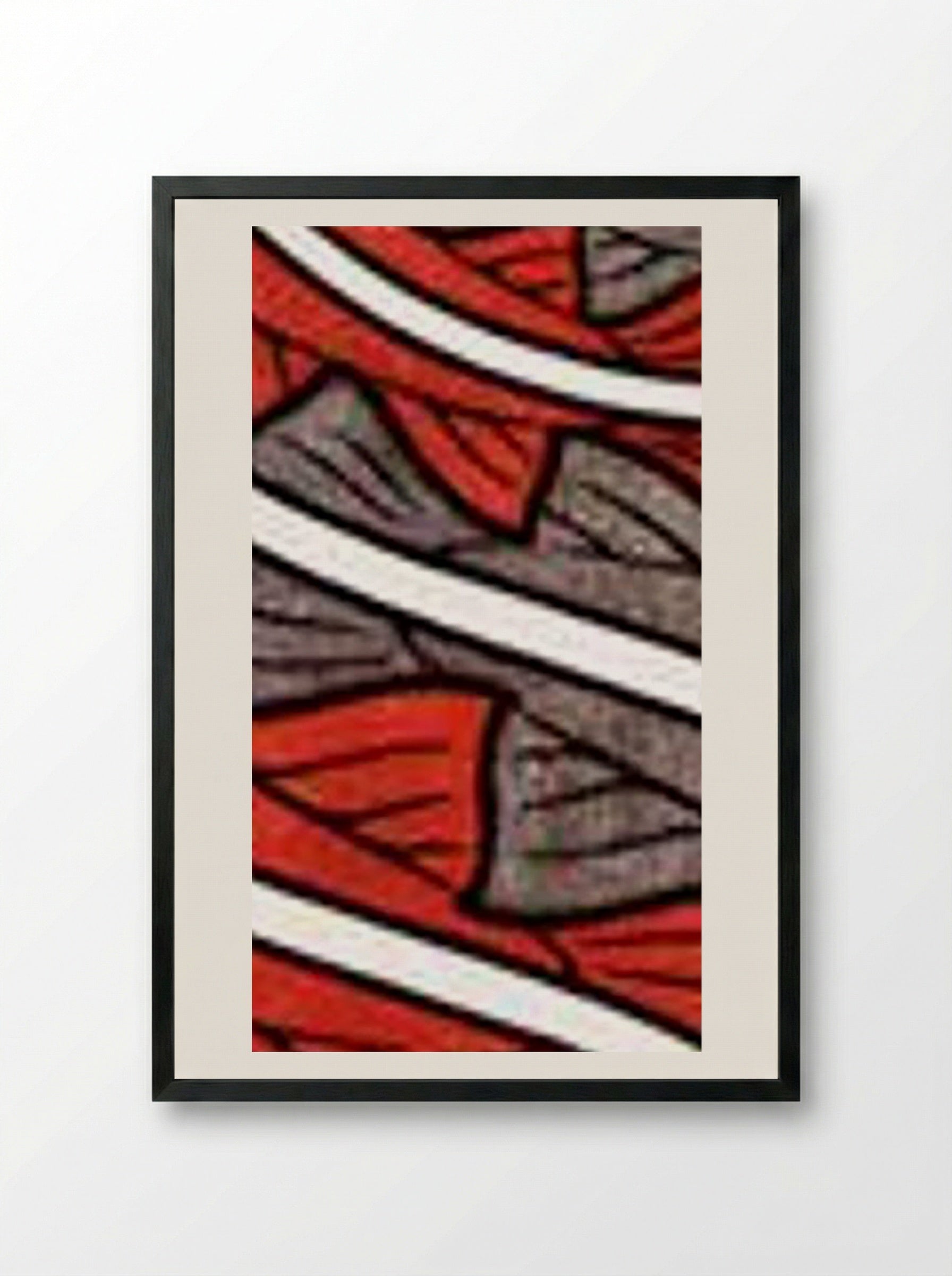 Whirlpools - M.C. Escher - Framed Print Black