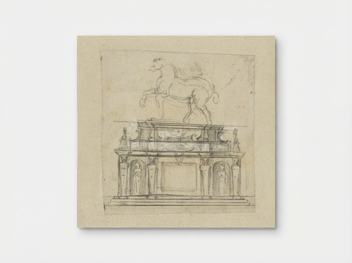 Design for an Equestrian Statue of Henry II of France - Michelangelo - Poster