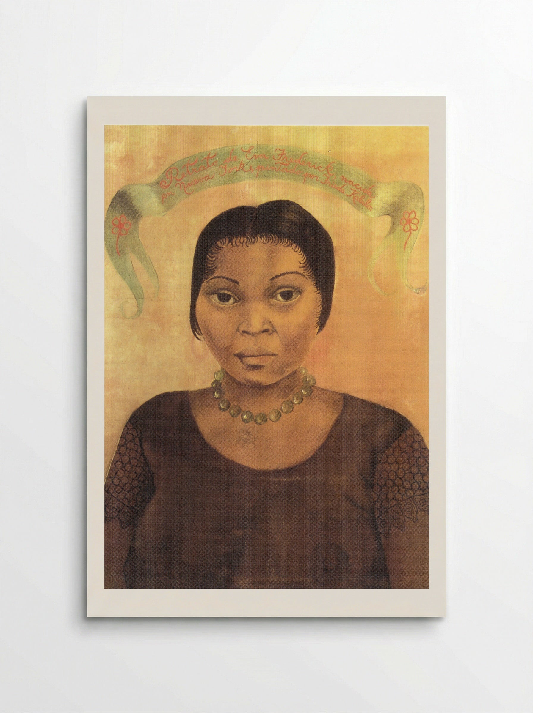 Portrait of Eva Frederick - Frida Kahlo - Poster