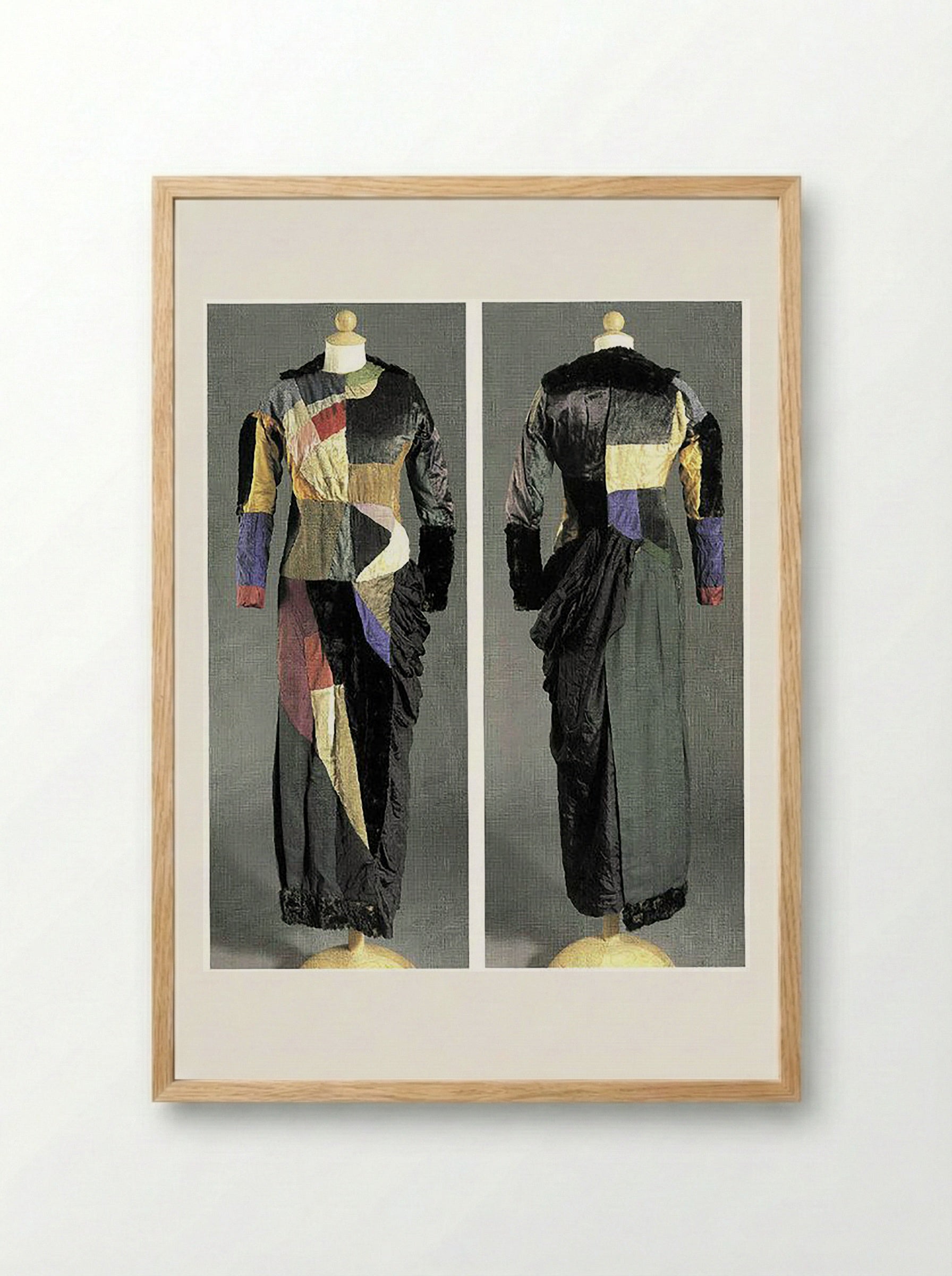 Simultaneous Dress - Sonia Delaunay-Terk - Framed Print Wood