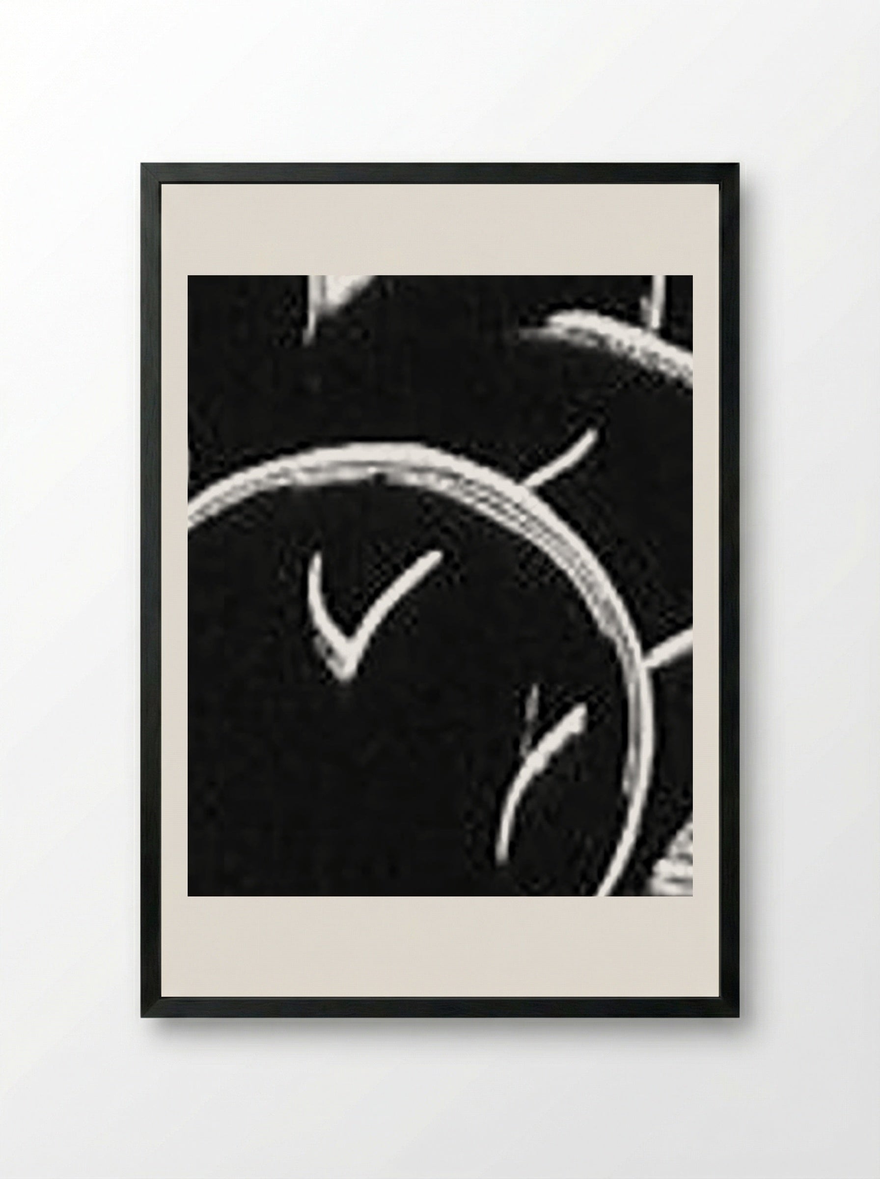 Two Trees - M.C. Escher - Framed Print Black