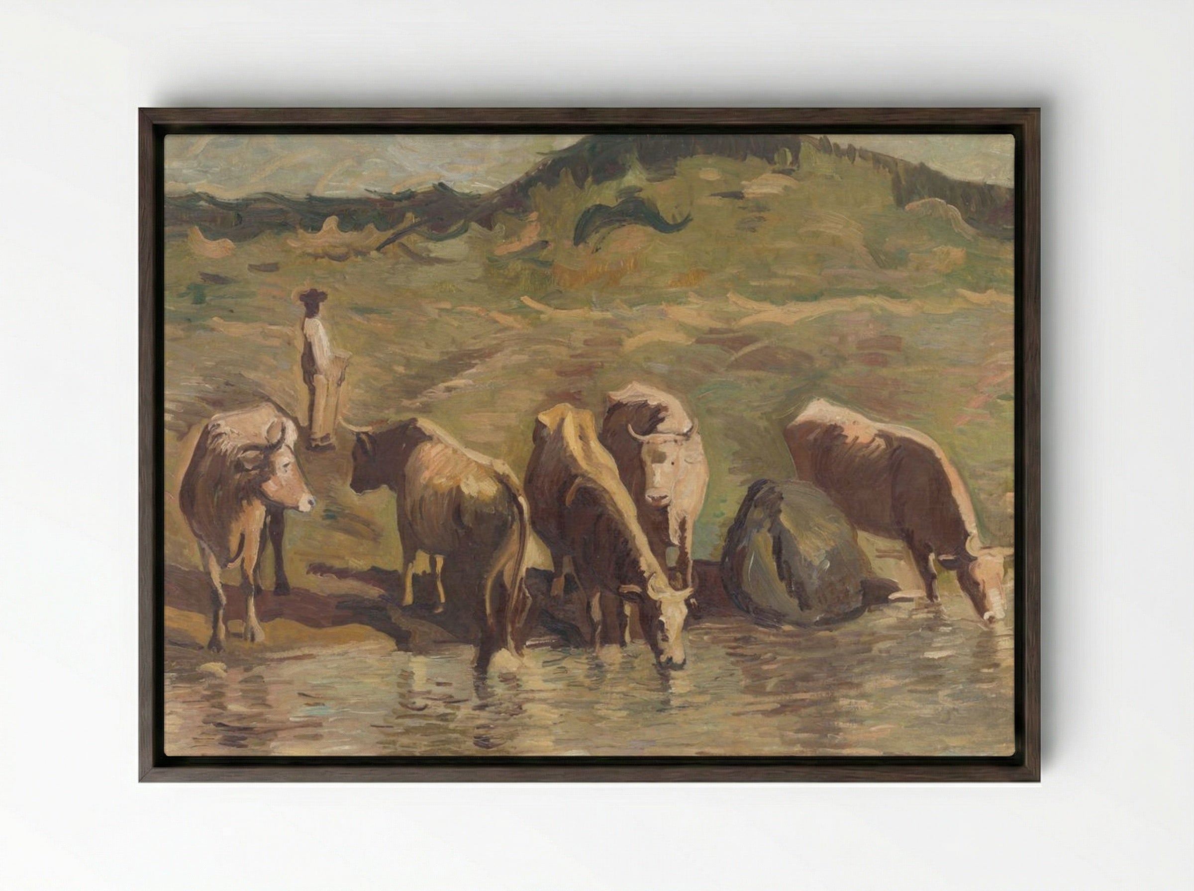 Summer - Cyprián Majerník - Framed Canvas Dark Wood