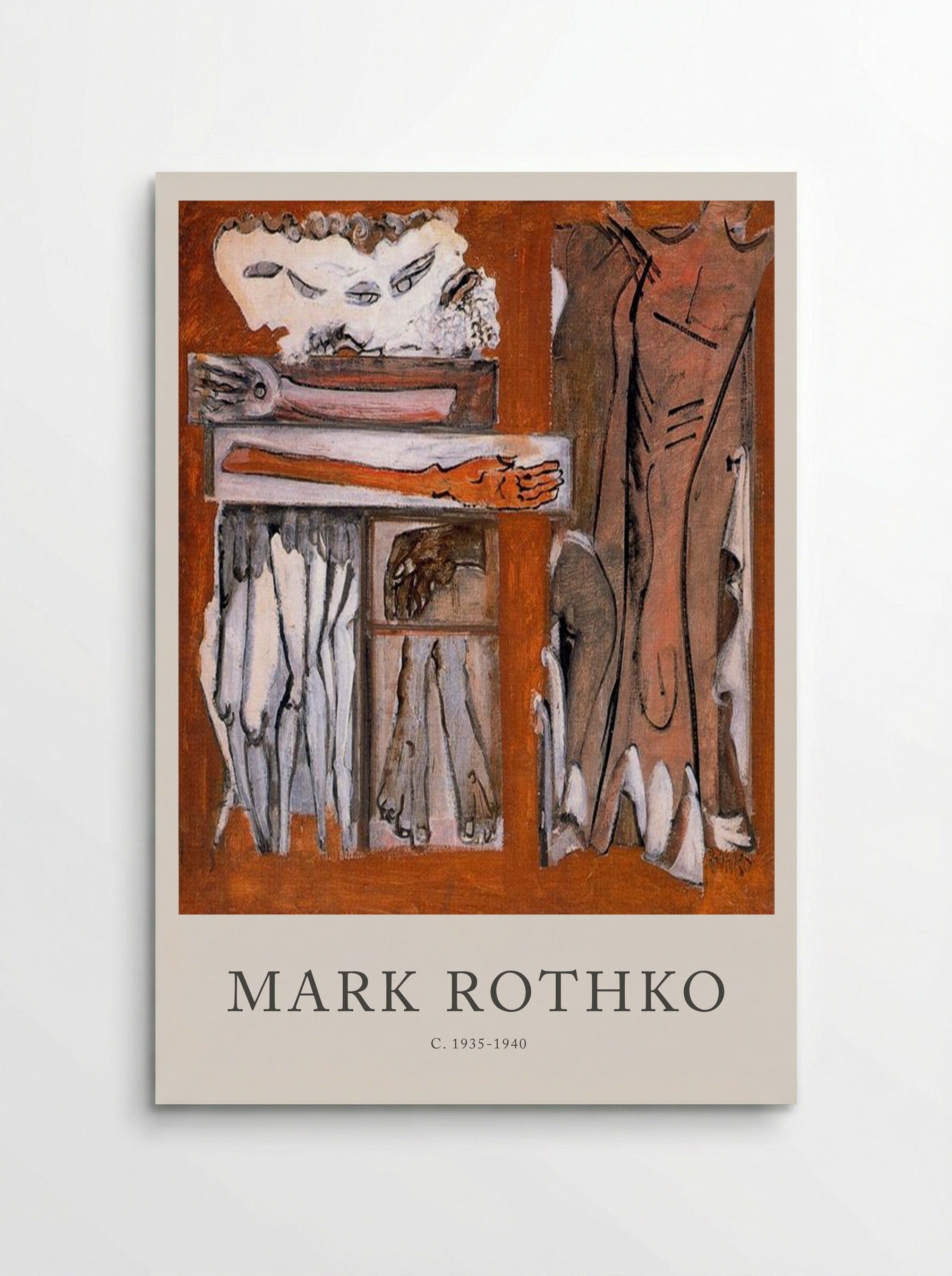 Untitled (Figurative Composition) - Mark Rothko - Poster