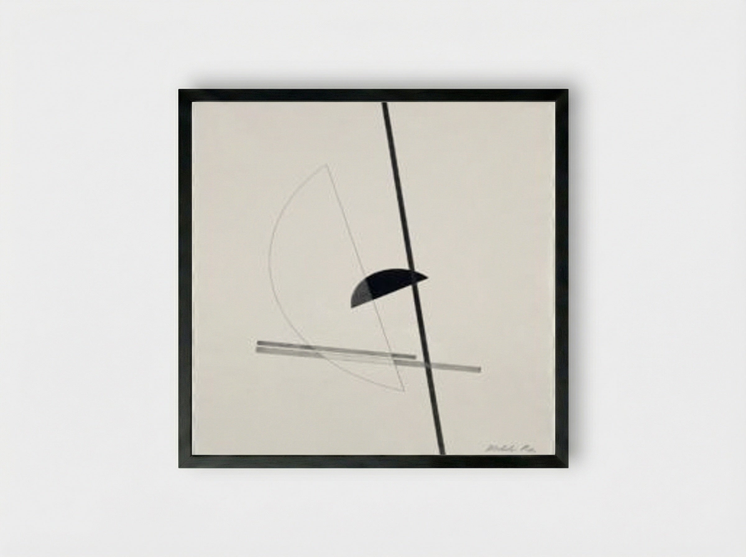 Construction - László Moholy-Nagy - Framed Print Black