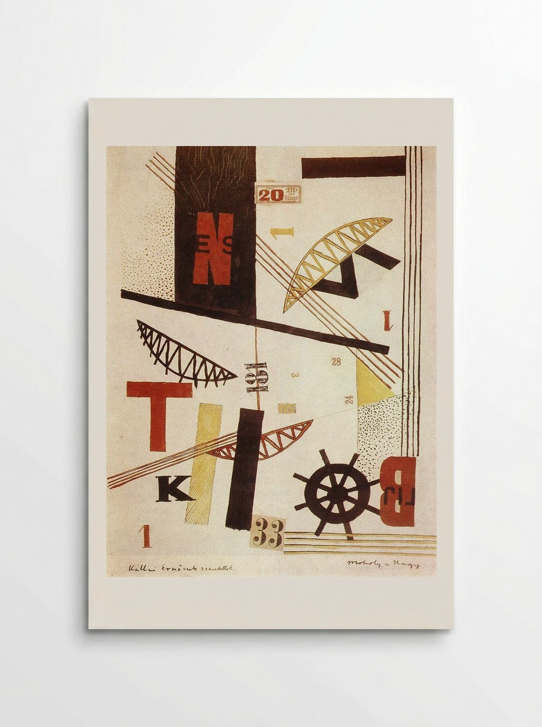 Hídak (Bridges) - László Moholy-Nagy - Poster