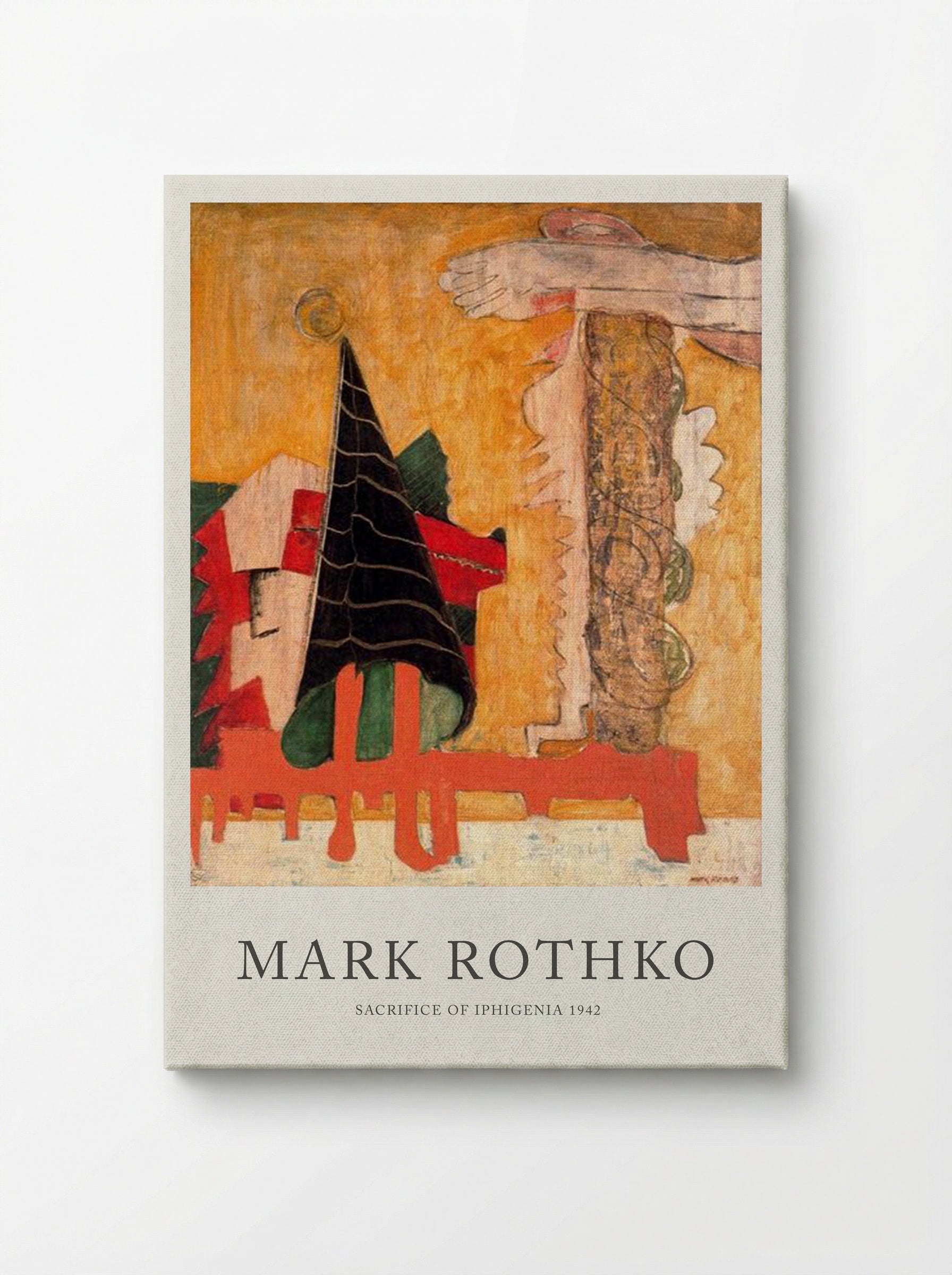 Sacrifice of Iphigenia - Mark Rothko - Canvas