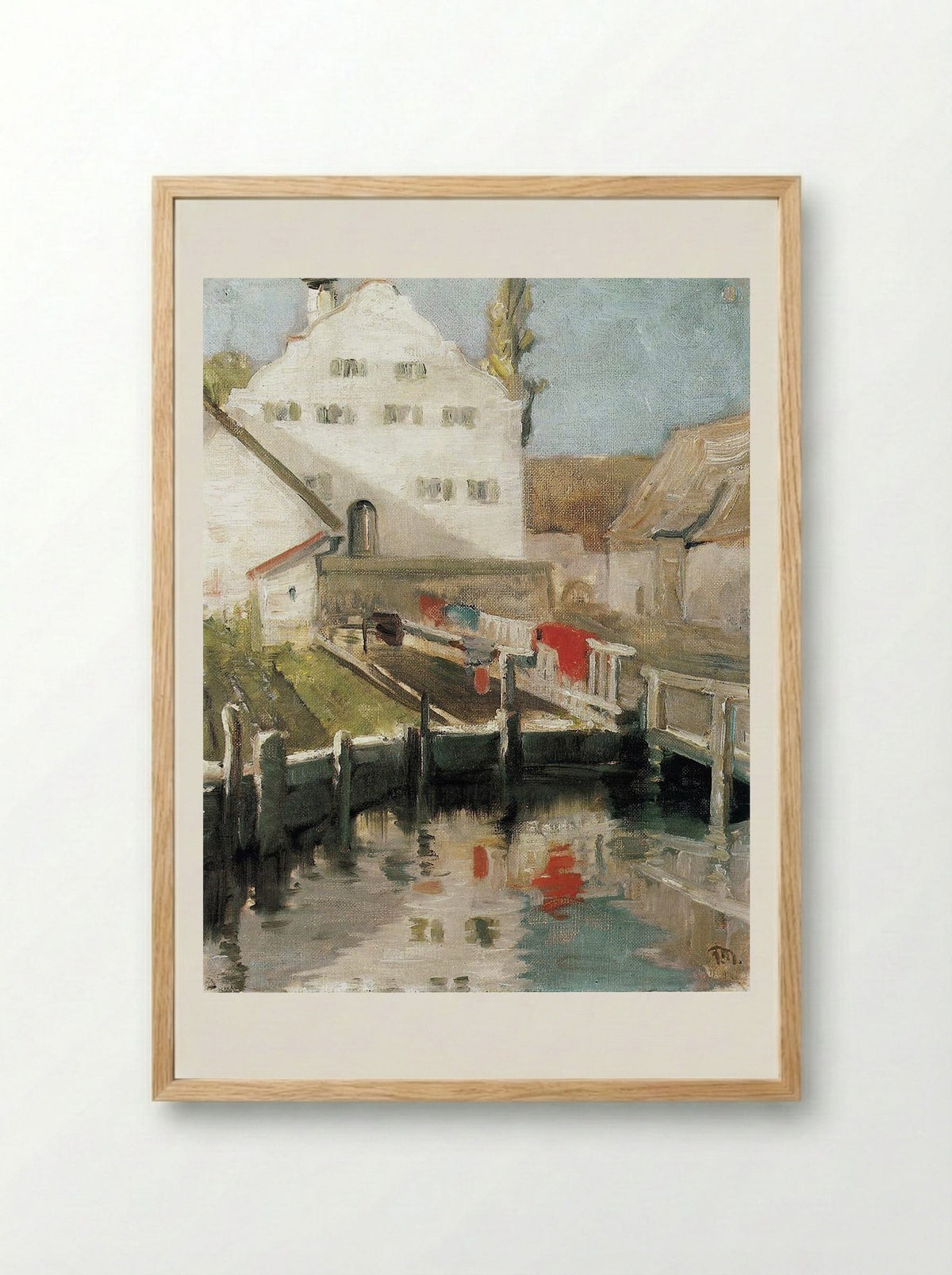 Indersdorf - Carl Moll - Framed Print Wood
