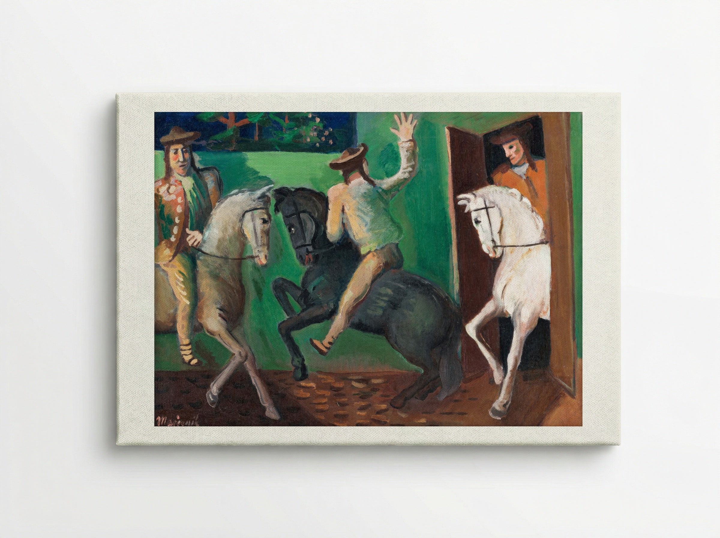 Riders on Horses - Cyprián Majerník - Canvas