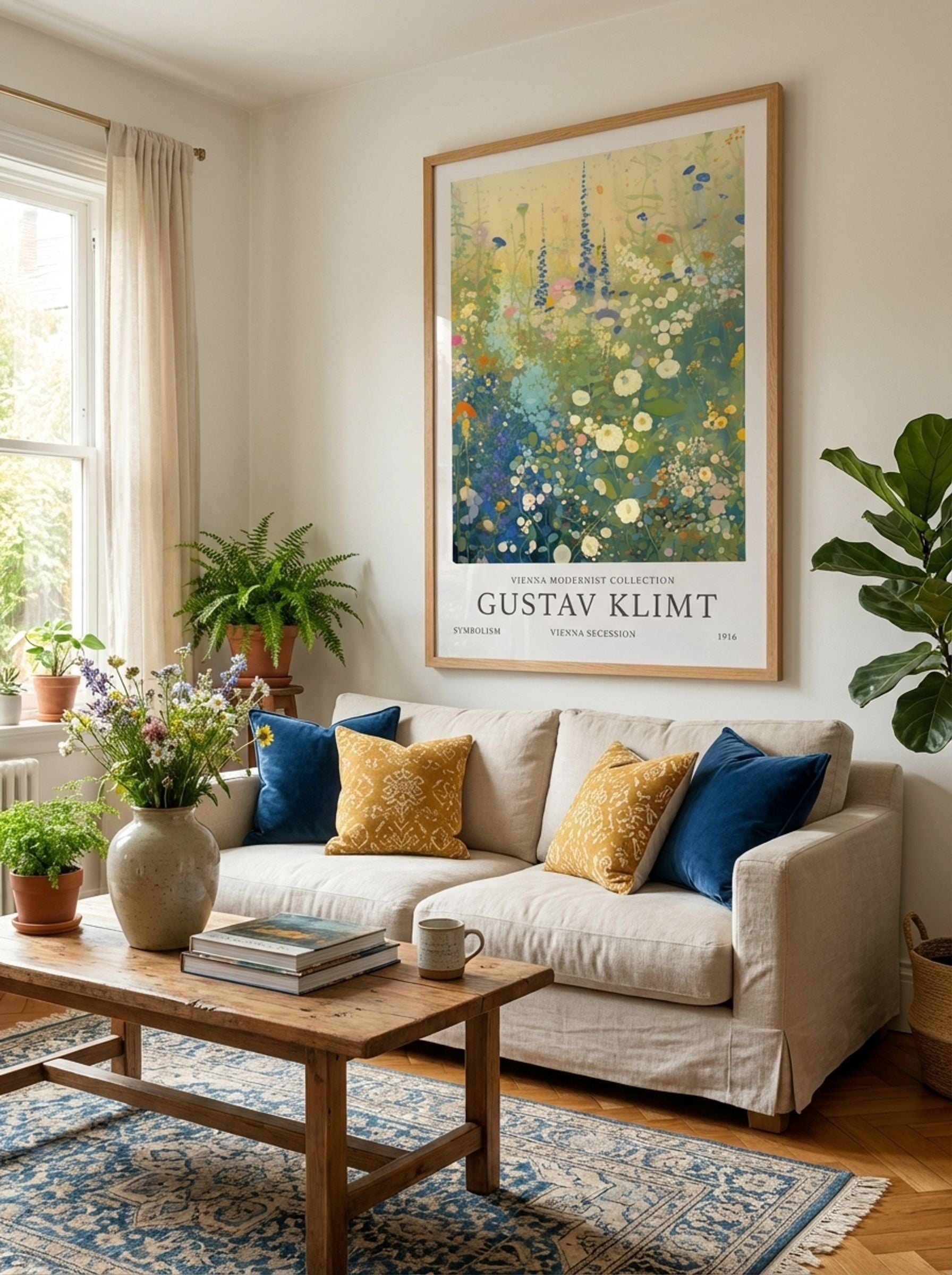 Blue Harmony Garden - Gustav Klimt - Lifestyle