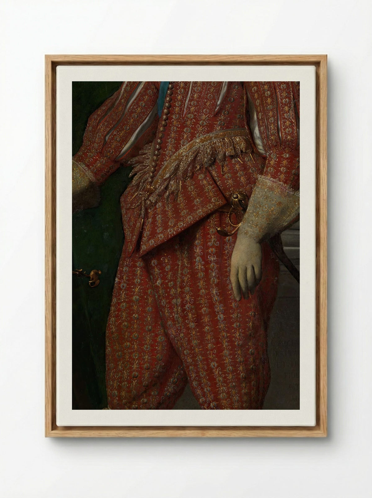Charles I, King of England - Daniel Mijtens - Framed Canvas Wood