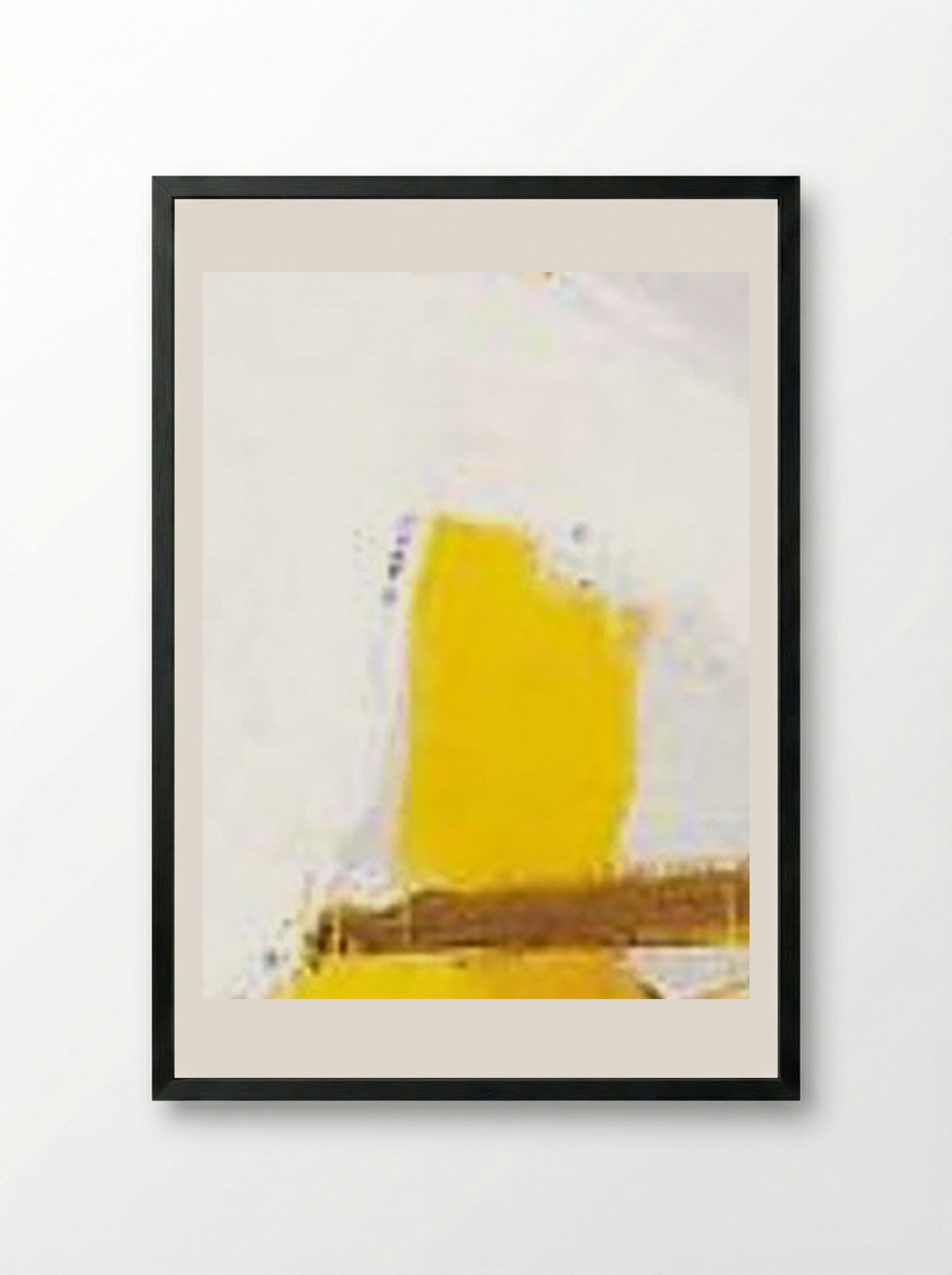 Mycenae - Franz Kline - Framed Print Black