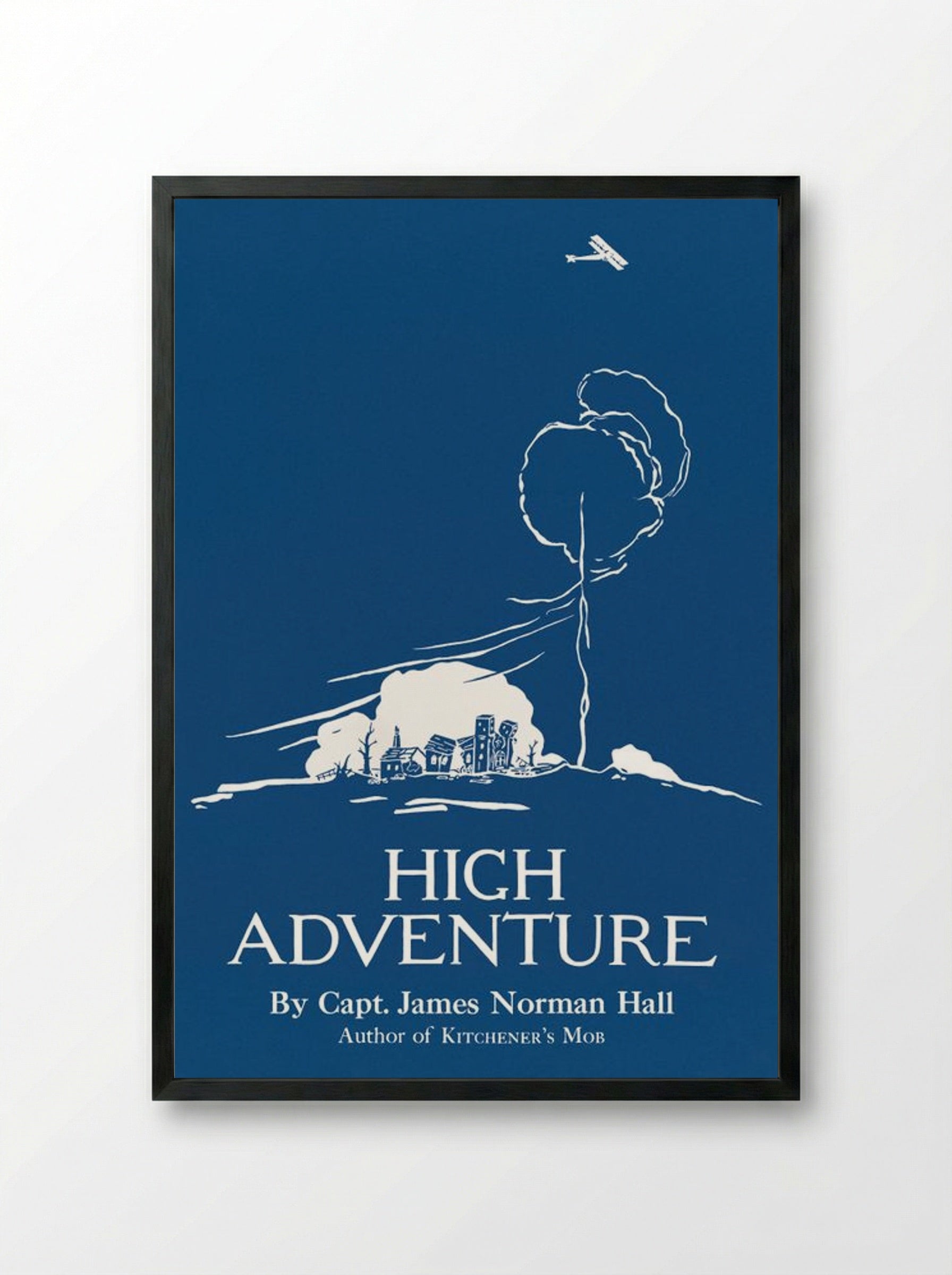 High Adventure - Edward Penfield - Framed Print Black