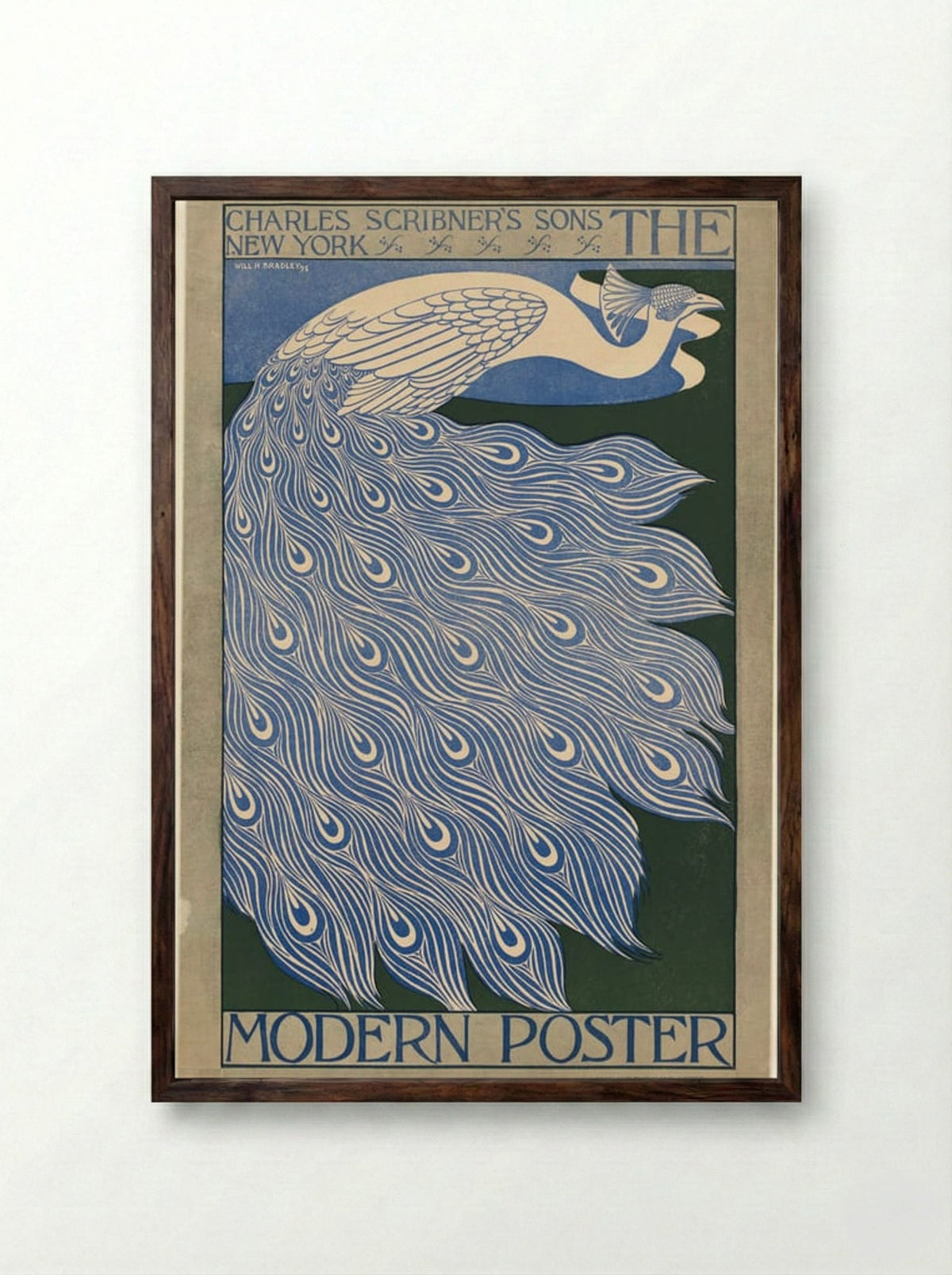 The Modern Poster - Will H. Bradley - Framed Print Dark Wood