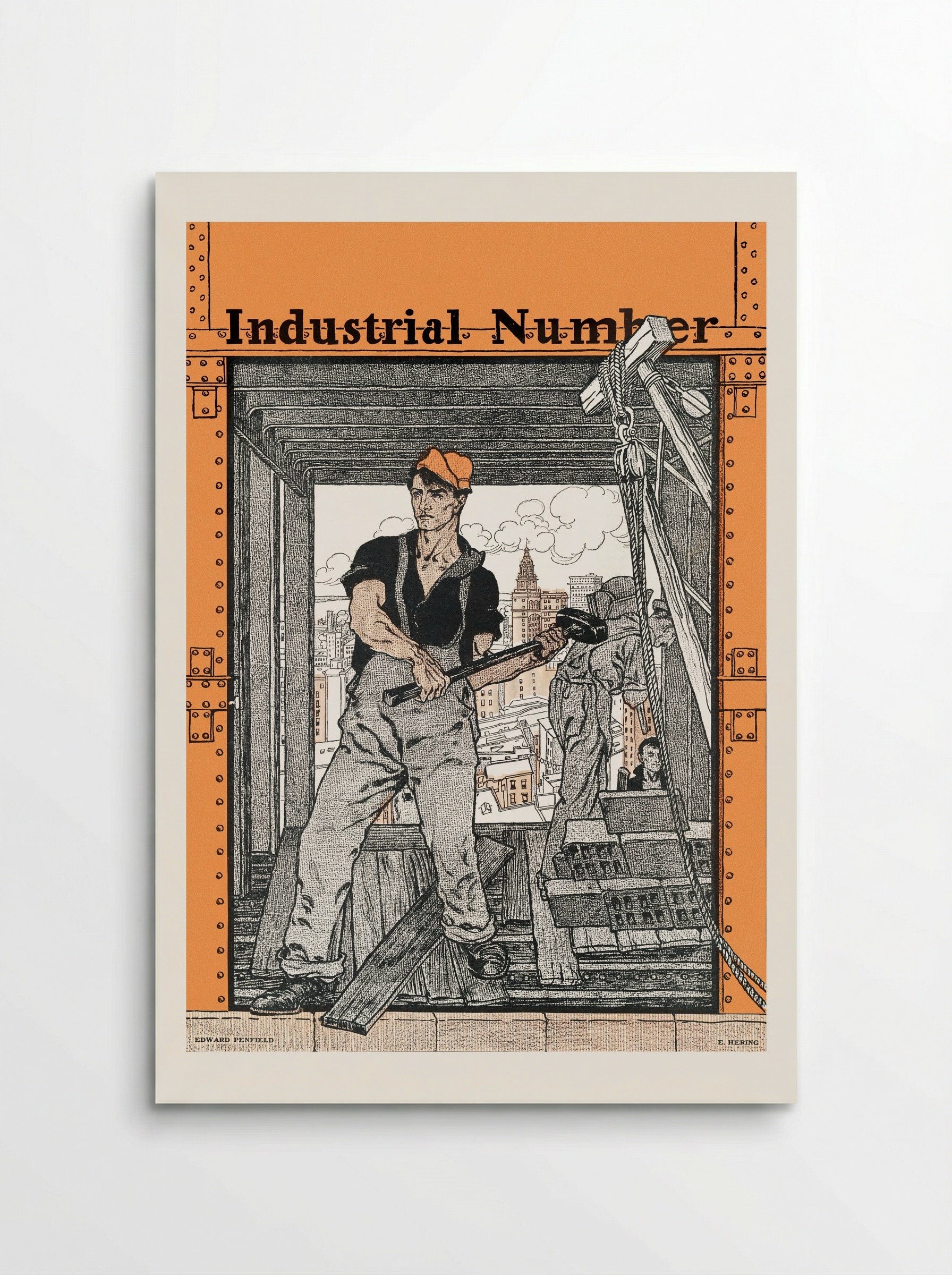 Industrial Number - Edward Penfield - Poster