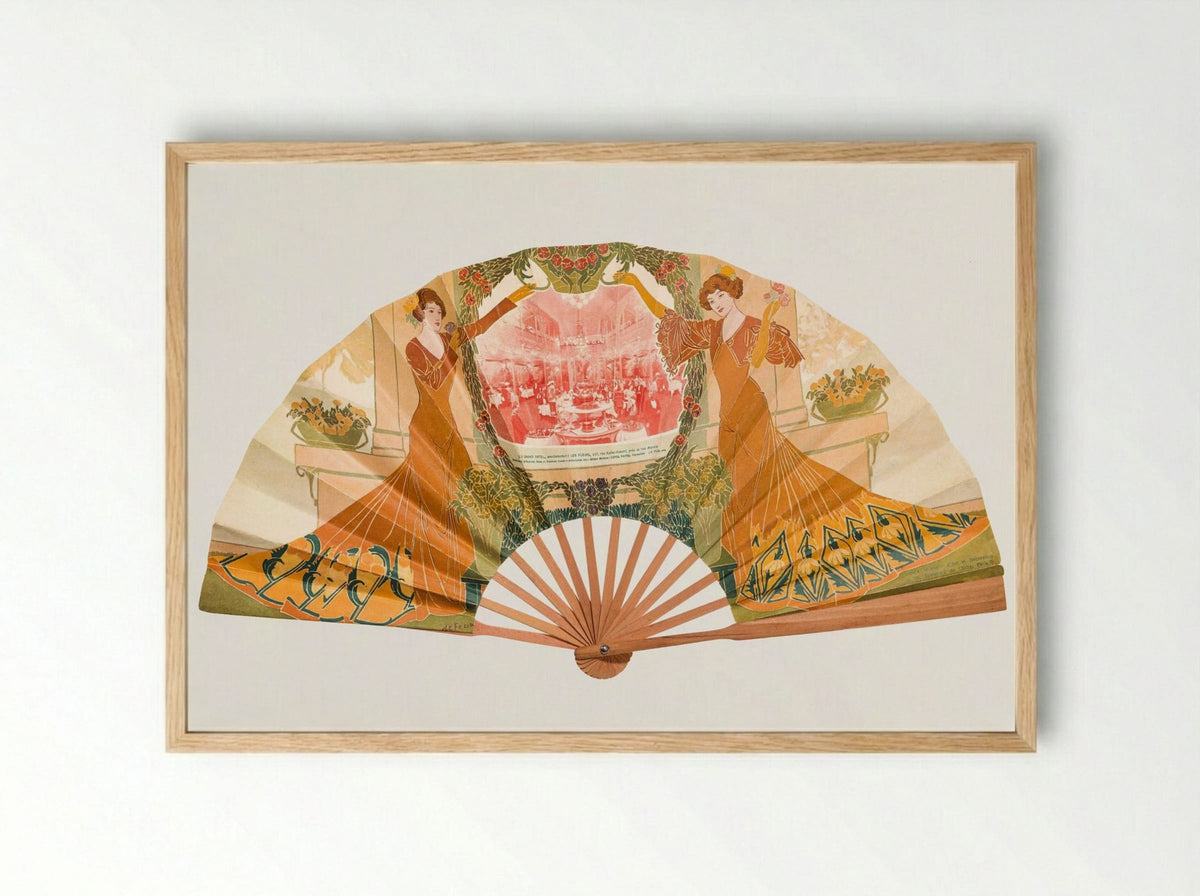 The Grand Vatel - Georges de Feure - Framed Print Wood