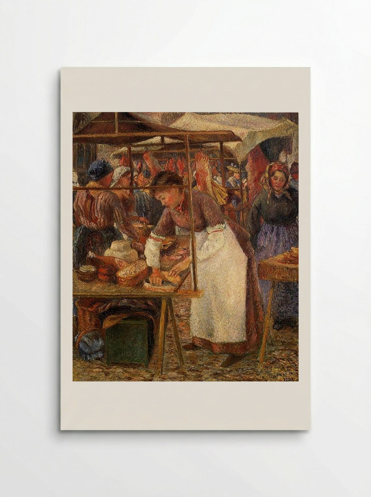 The Pork Butcher - Camille Pissarro - Poster