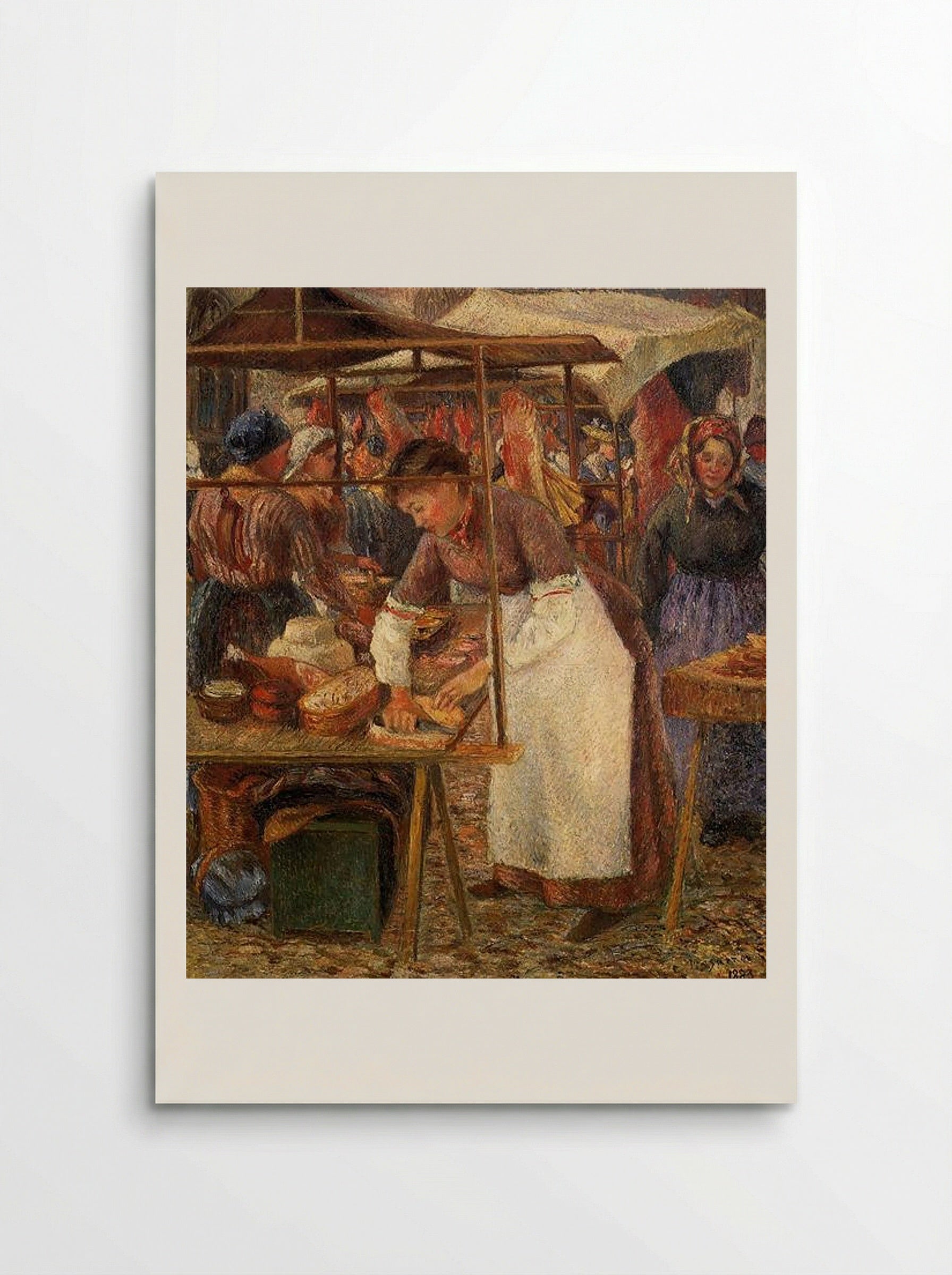 The Pork Butcher - Camille Pissarro - Poster