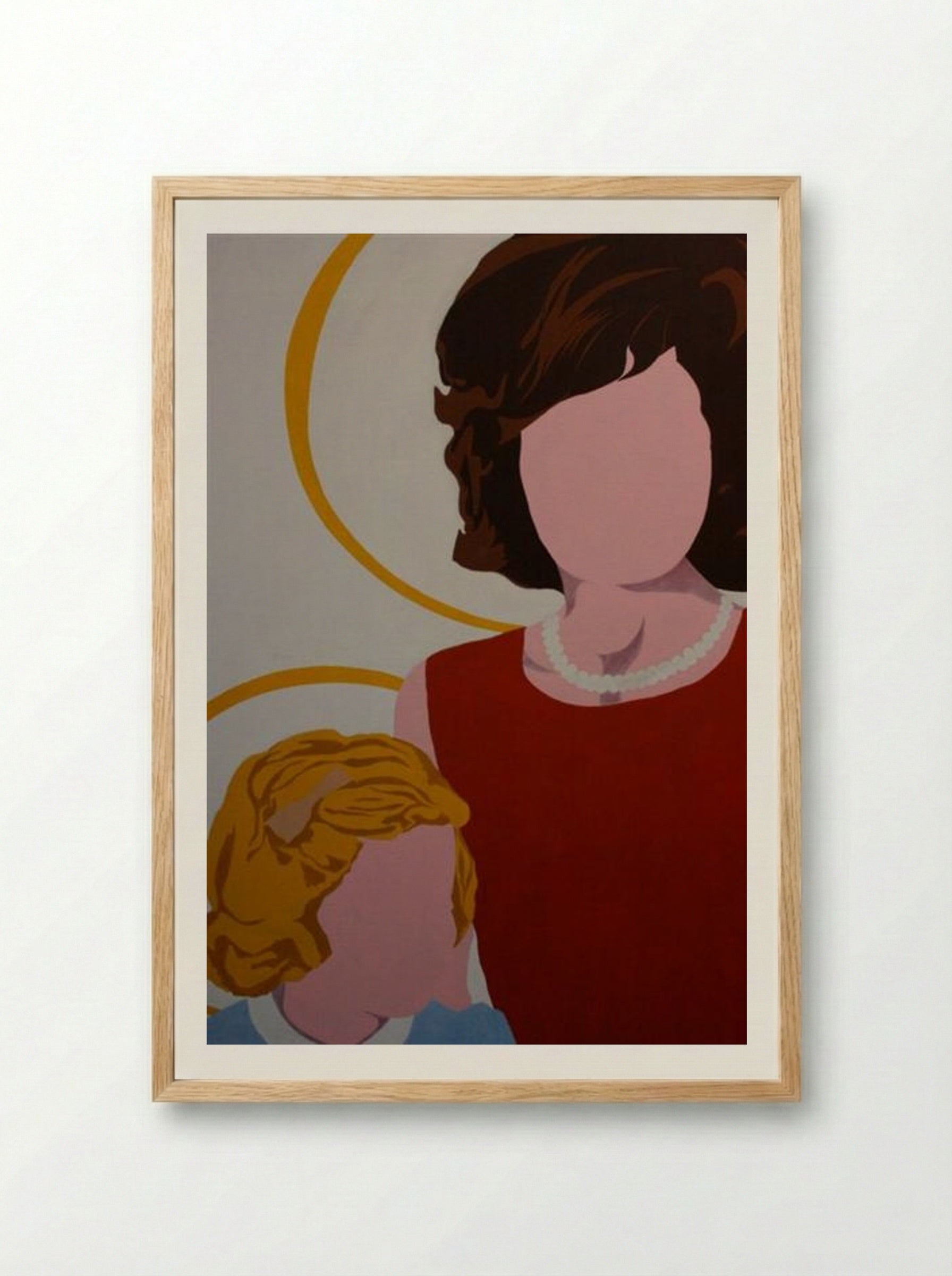 Madonna and Child - Allan D'Arcangelo - Framed Print Wood