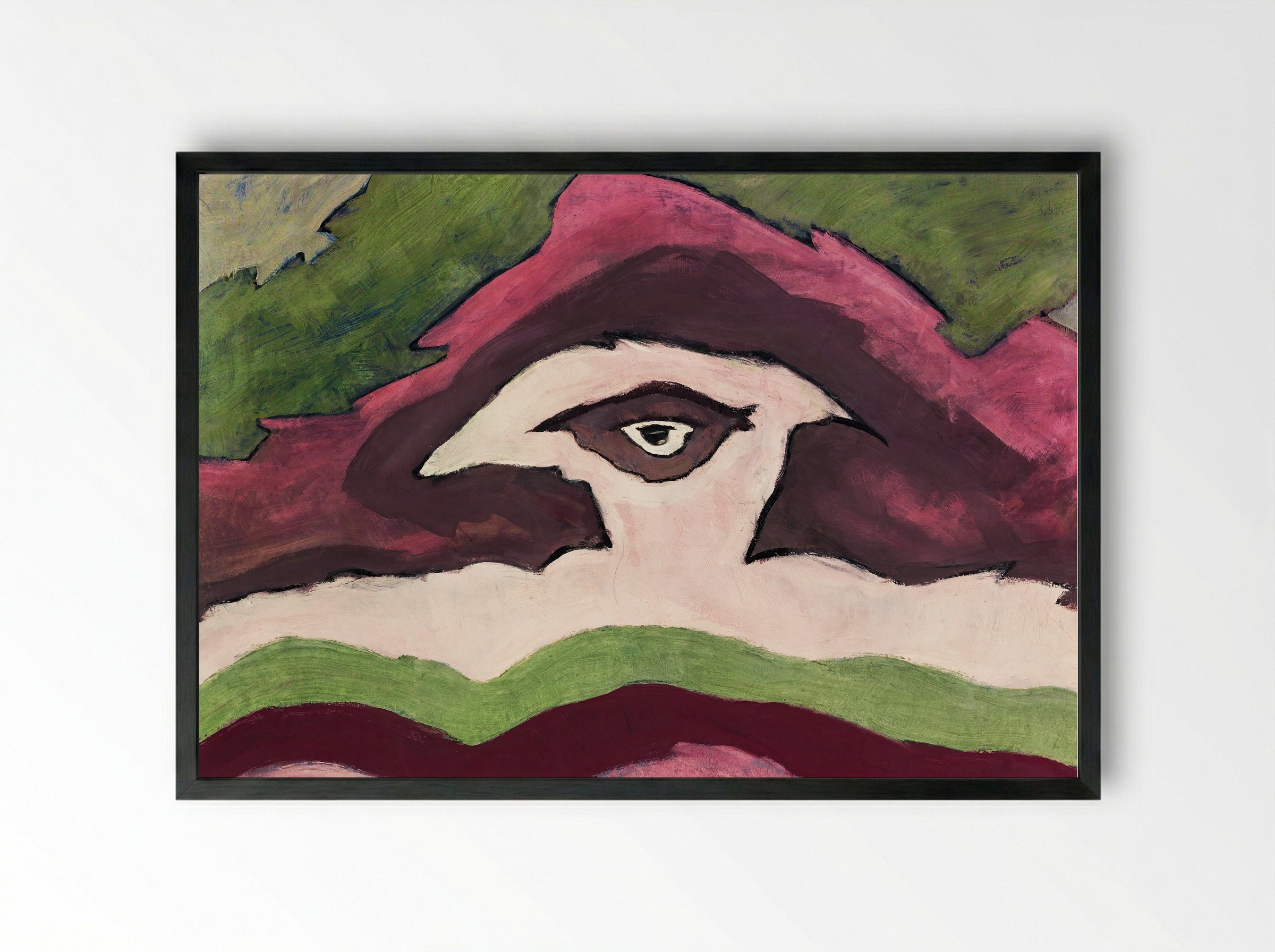 Storm Clouds - Arthur Dove - Framed Print Black