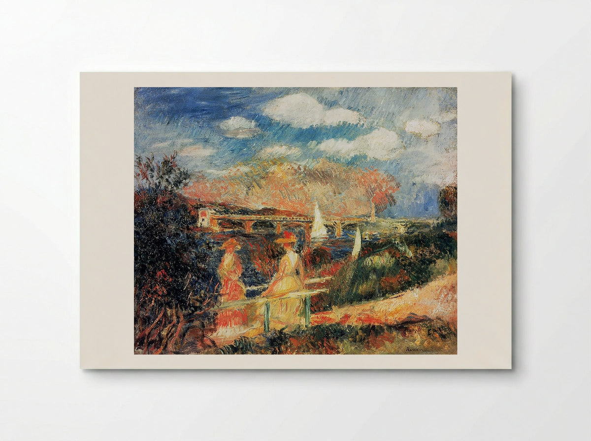 The Banks of the Seine at Argenteuil - Pierre-Auguste Renoir - Poster