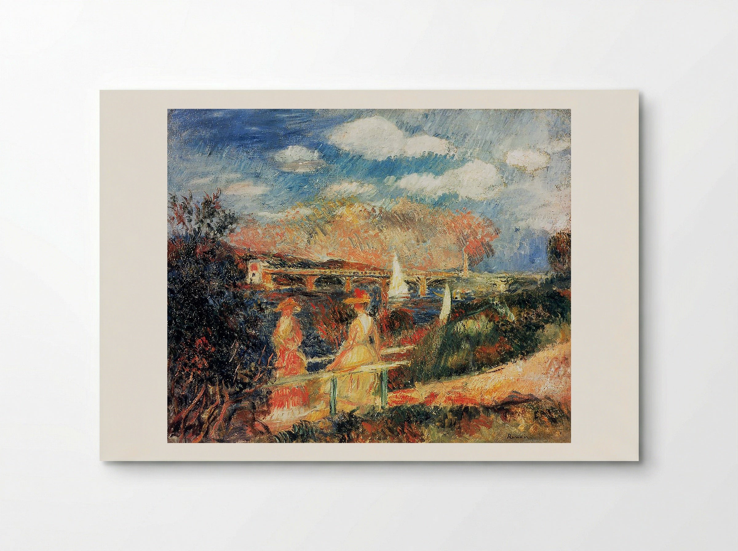 The Banks of the Seine at Argenteuil - Pierre-Auguste Renoir - Poster