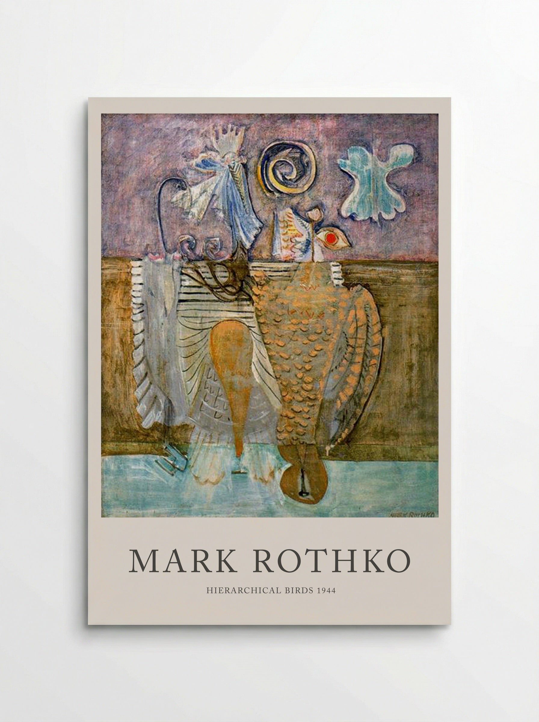 Hierarchical Birds - Mark Rothko - Poster
