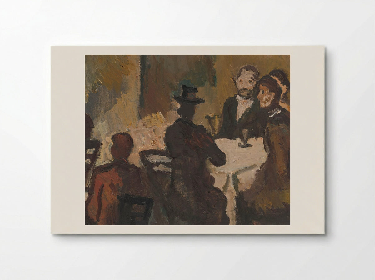 Company in a Coffee Shop - Cyprián Majerník - Poster