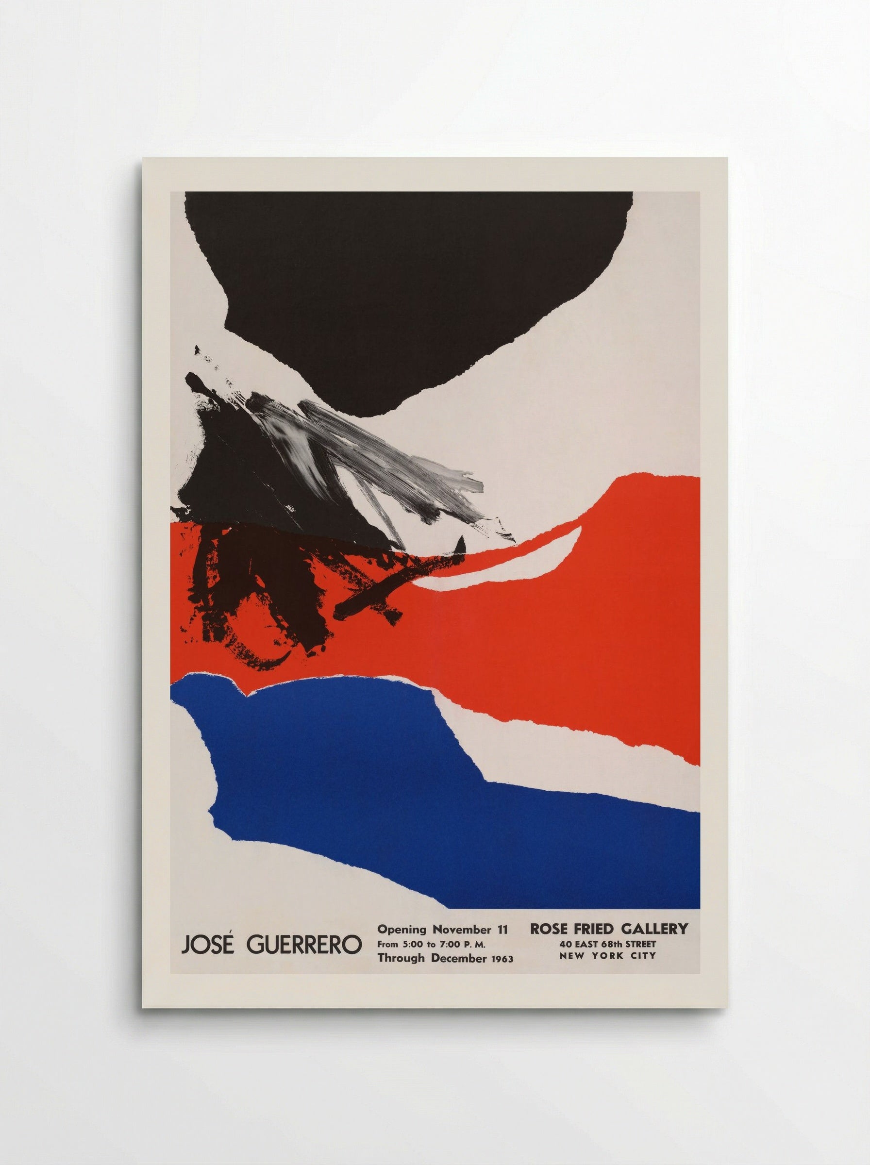 Rose Fried Gallery Exhibition Poster - José Guerrero - Poster