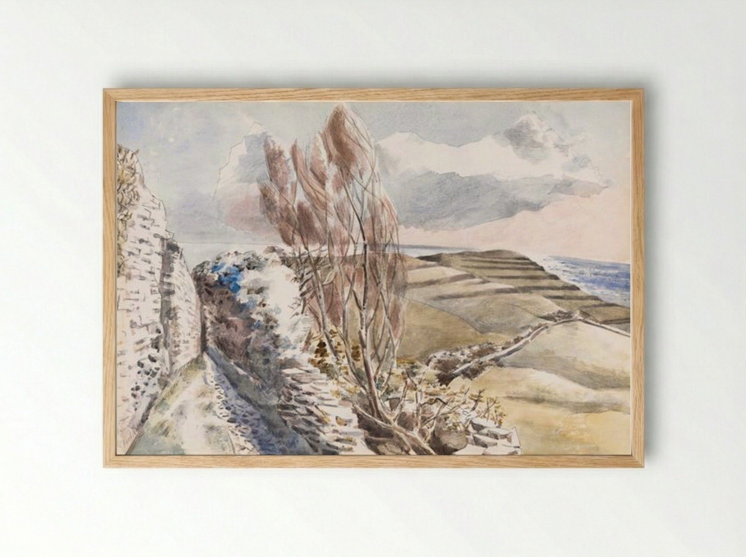 Worth Matravers, Dorset - Paul Nash - Framed Print Wood