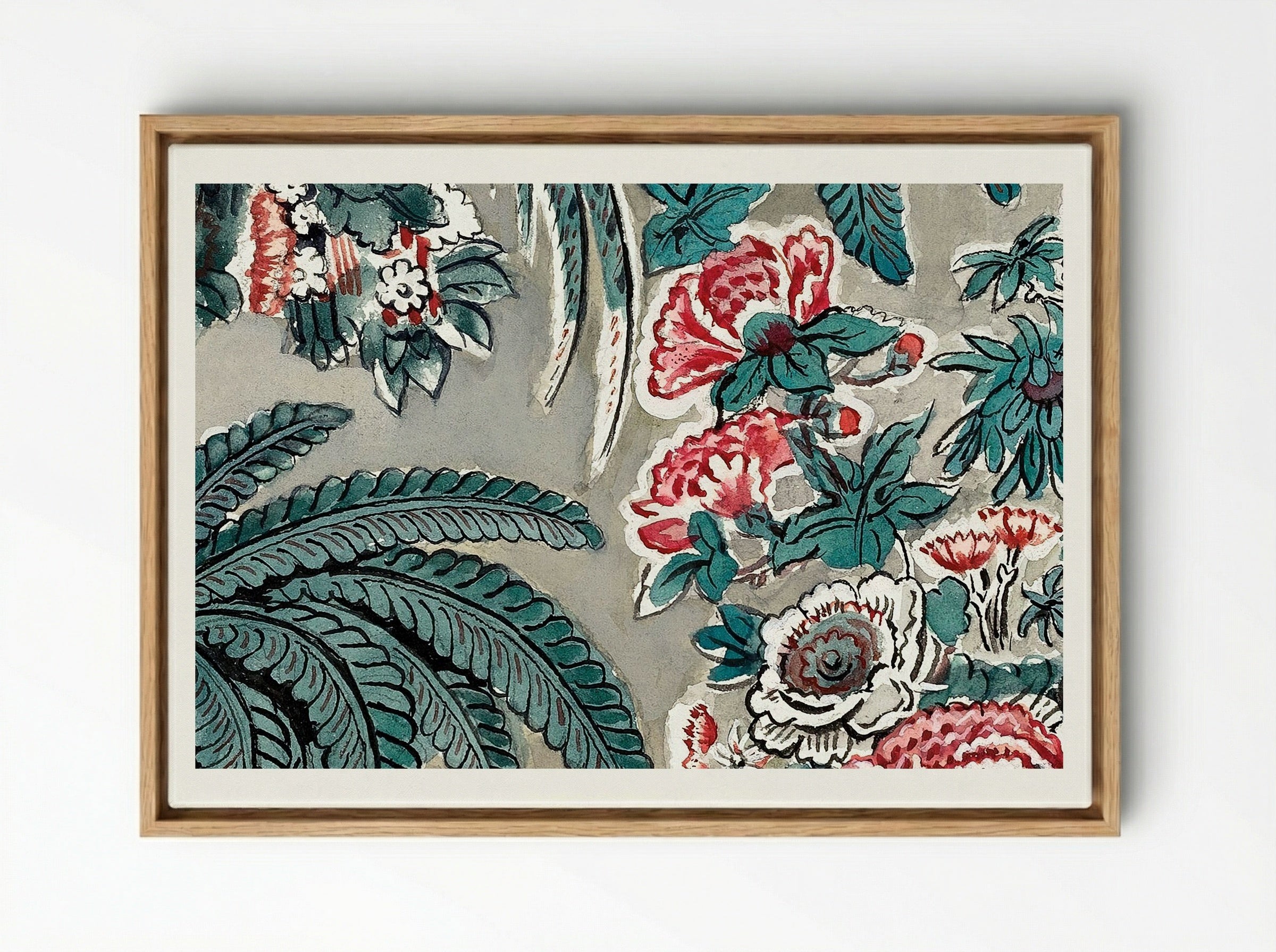 Chintz - George Loughridge - Framed Canvas Wood