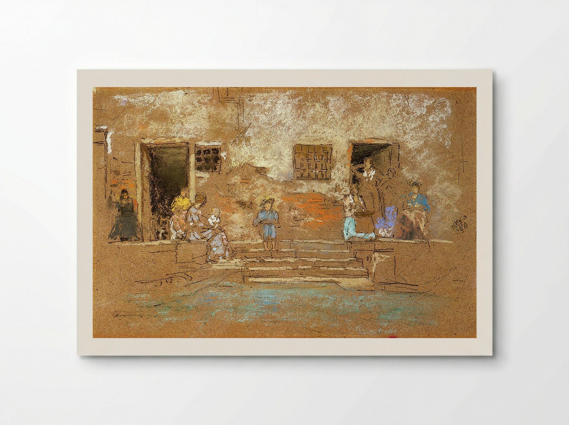 The Steps - Edgar Degas - Poster