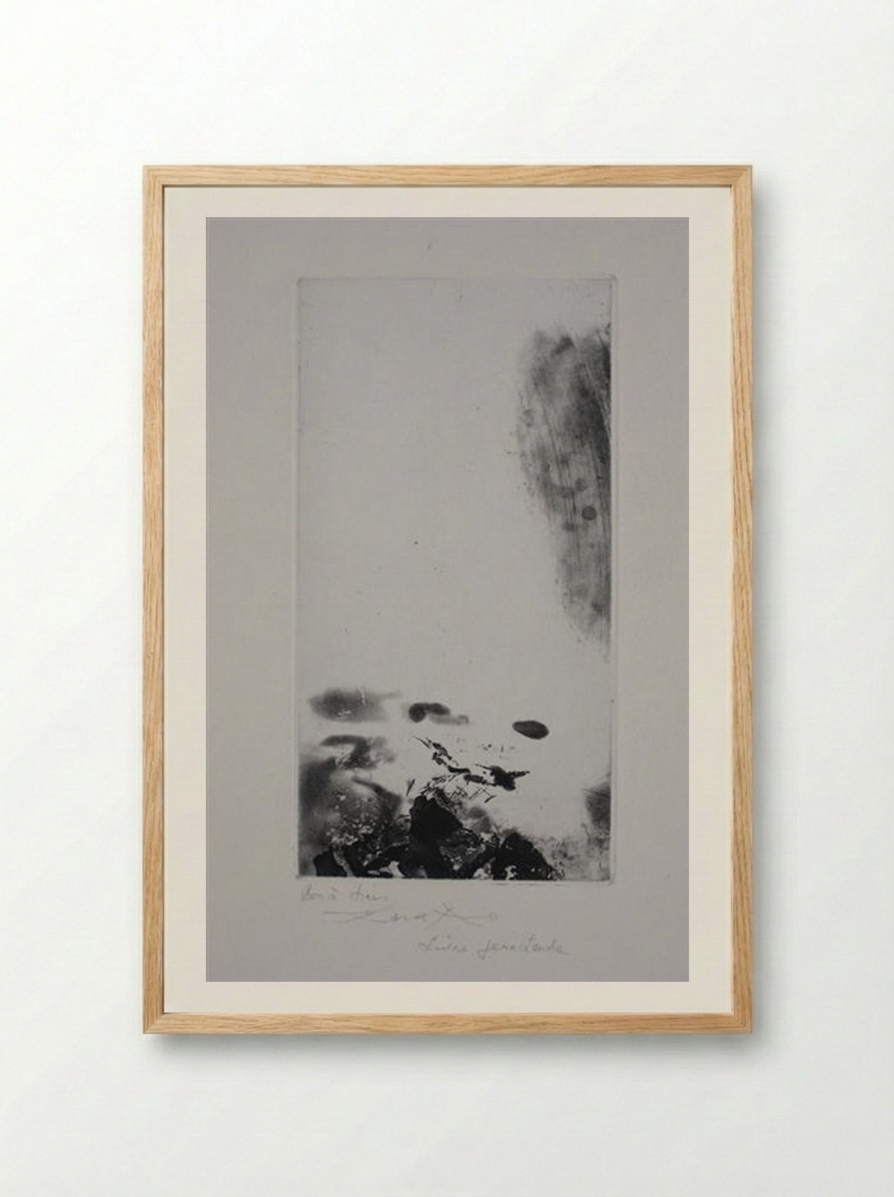 Waiting for a Holiday - Zao Wou-Ki - Framed Print Wood