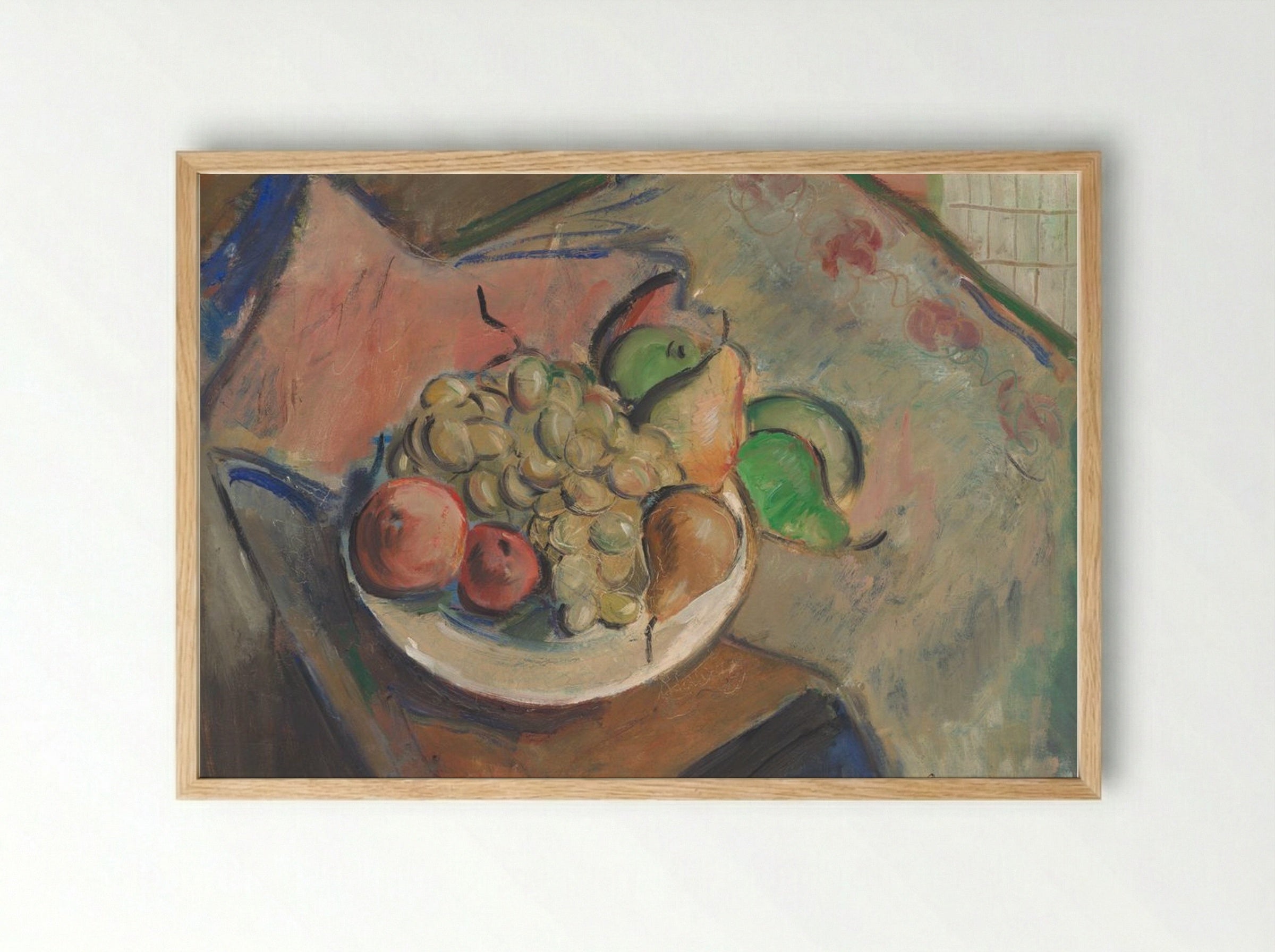 Still Life with Fruit - Cyprián Majerník - Framed Print Wood