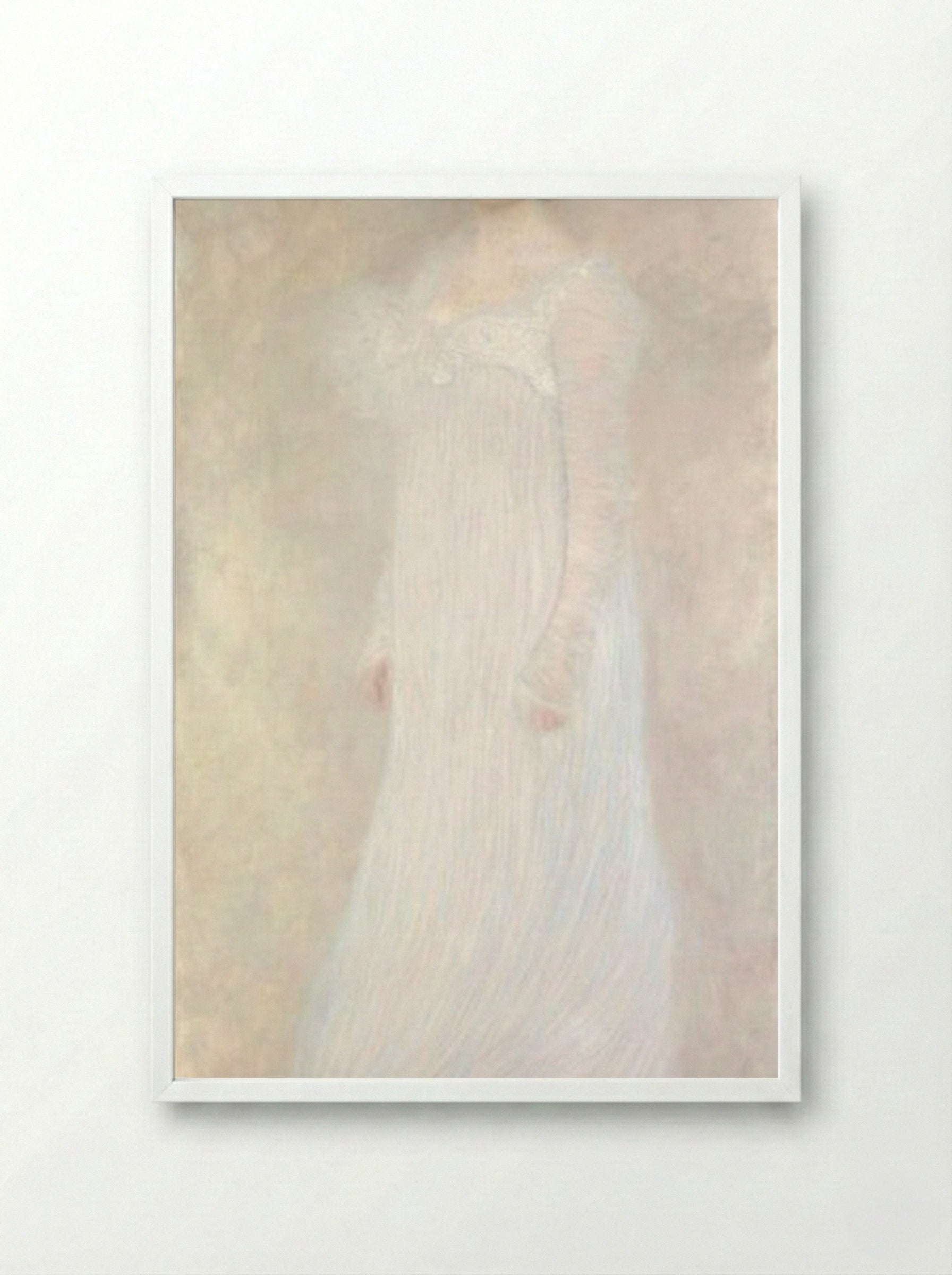 Serena Pulitzer Lederer - Gustav Klimt - Framed Print White