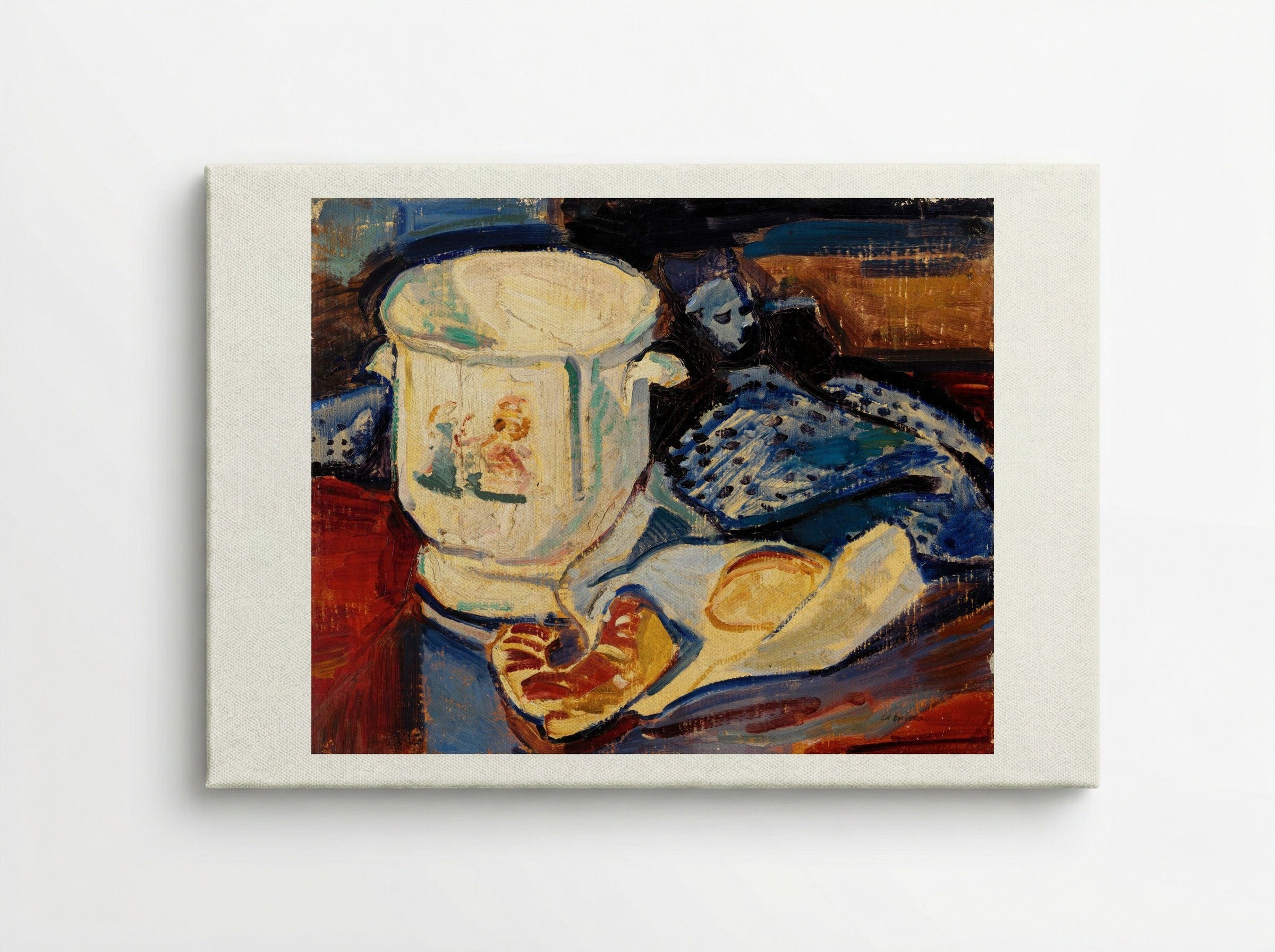 Still Life with Jardinière - Alfred Henry Maurer - Canvas