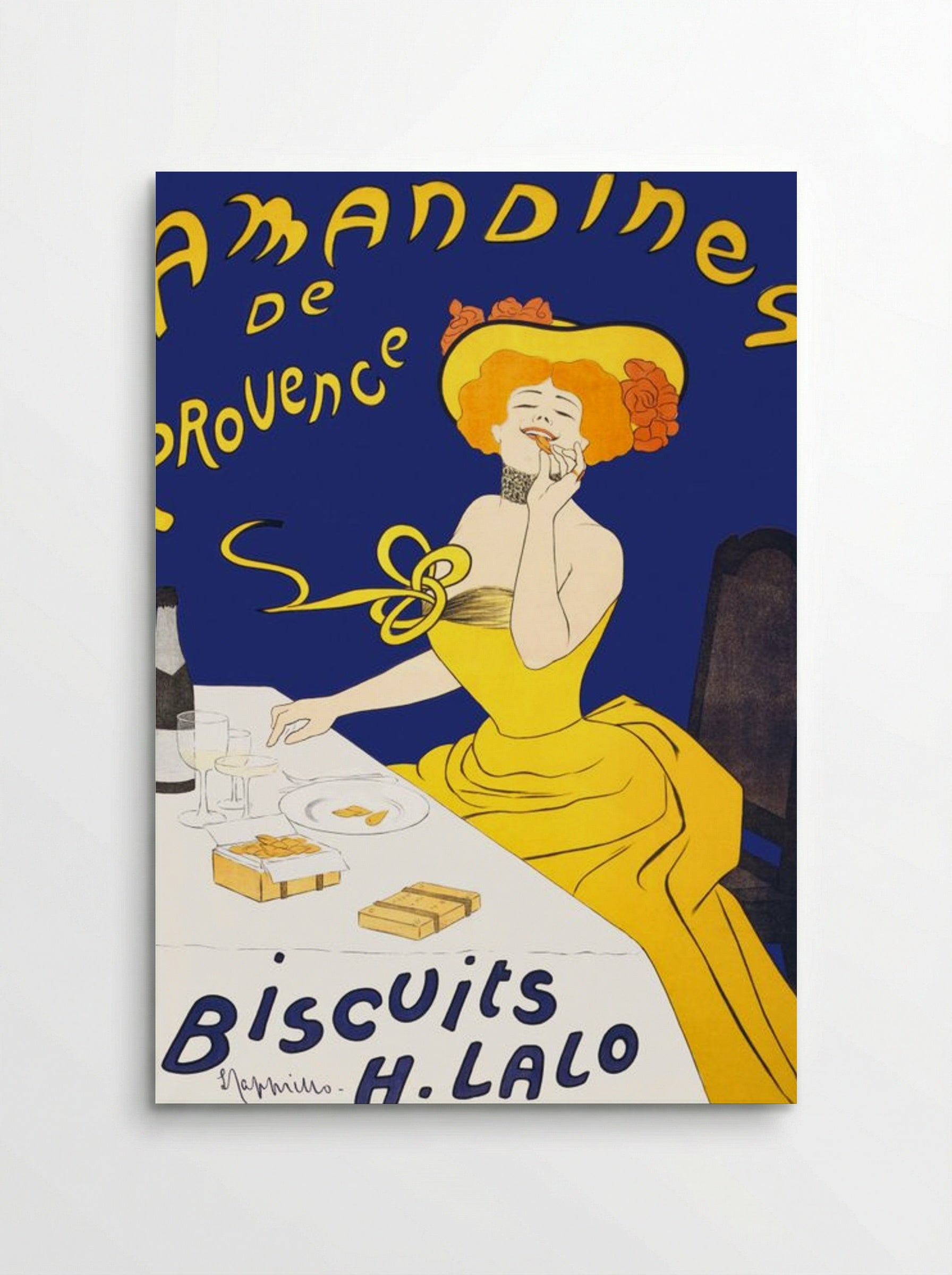 Amandines de Provence Biscuits H. Lalo - Leonetto Cappiello - Poster