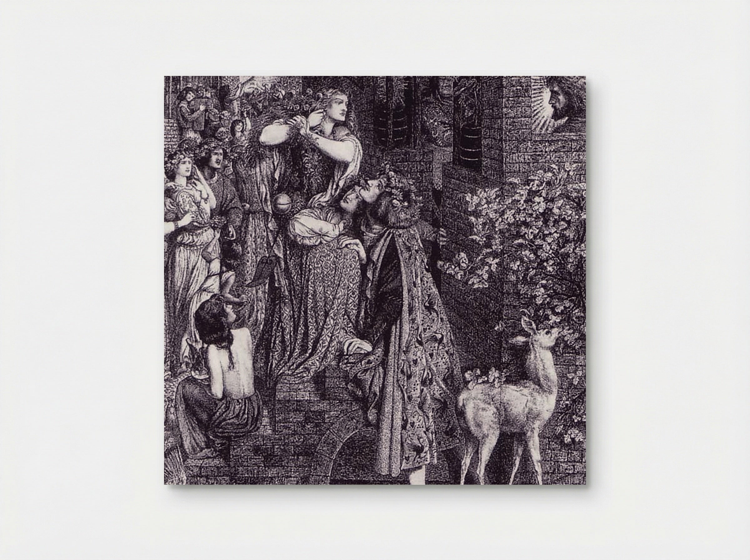 Mary Magdalene at the Door of Simon the Pharisee - Ford Madox Brown - Poster