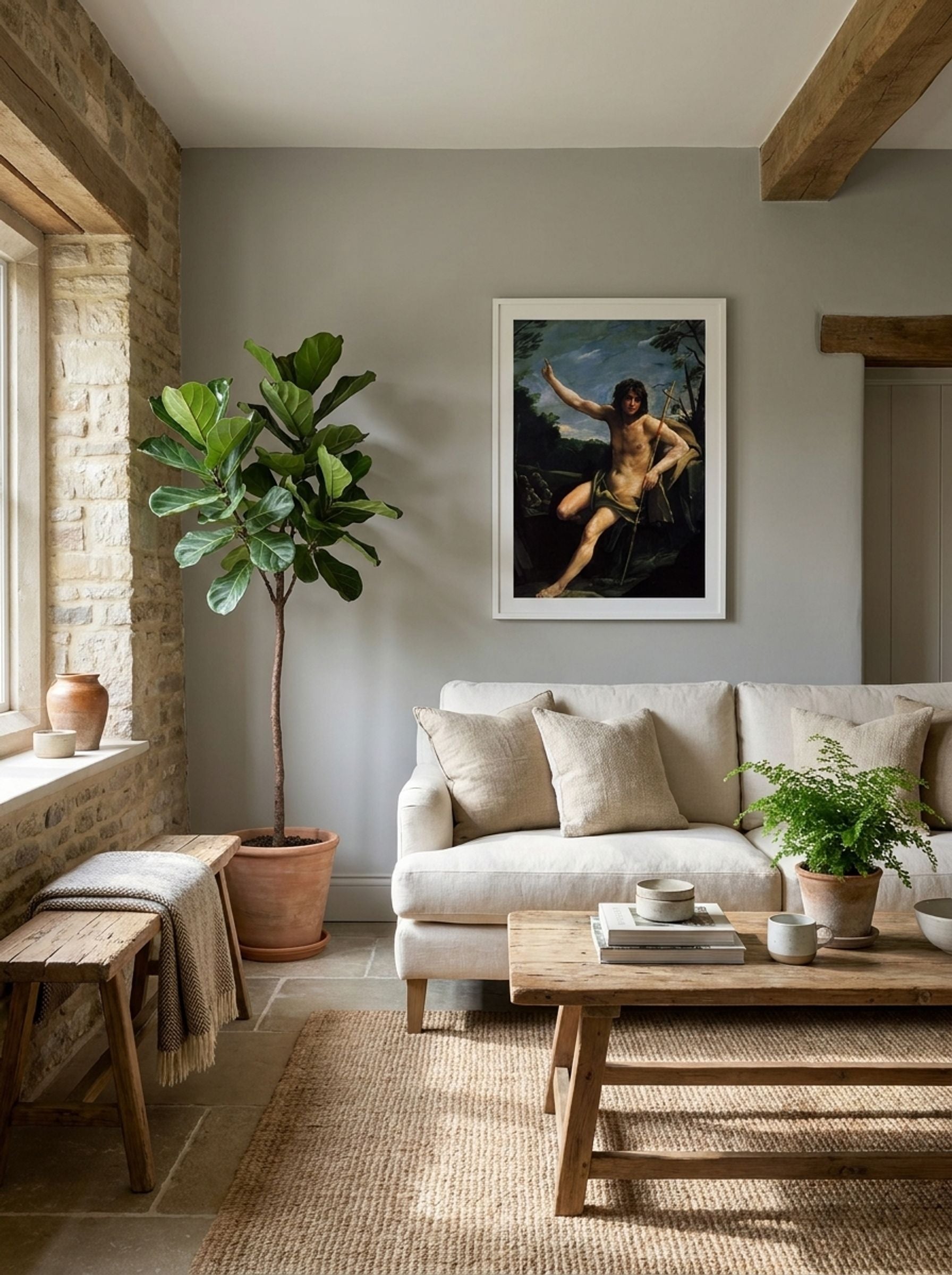Saint John the Baptist in the Wilderness - Guido Reni - Lifestyle