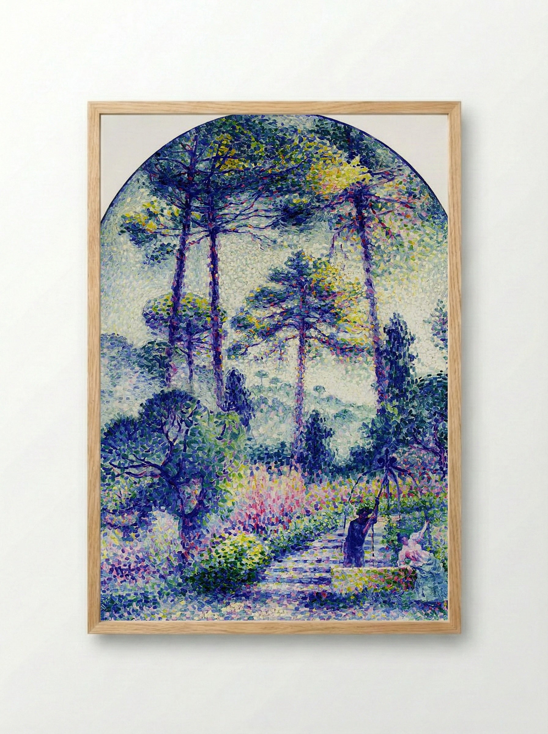 A Garden in Provence - Henri-Edmond Cross - Framed Print Wood