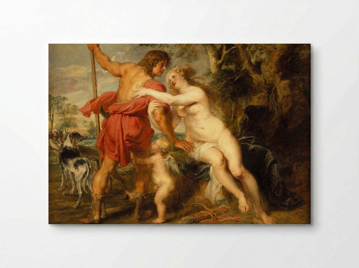 Venus and Adonis - Peter Paul Rubens - Poster