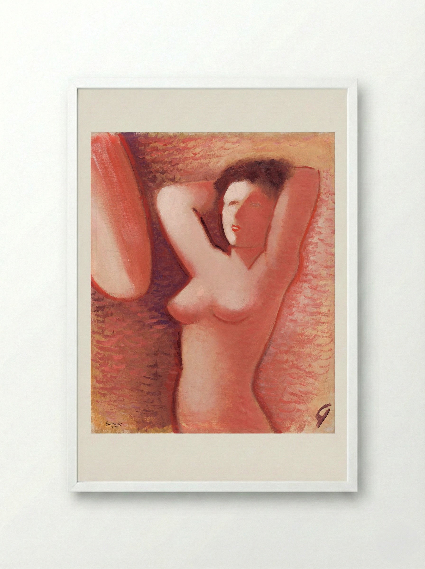 Morning - Mikuláš Galanda - Framed Print White