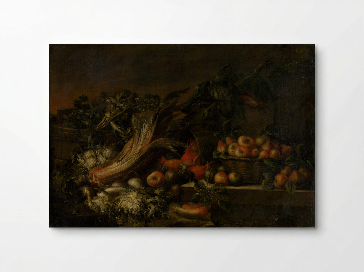 Still Life with Vegetables and Fruit - Fine Art Print - Poster