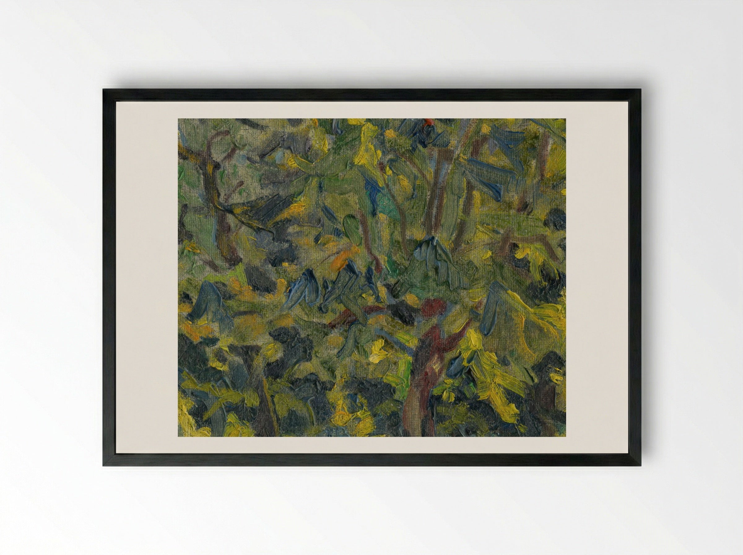 In the Park - Konstantin Bauer - Framed Print Black