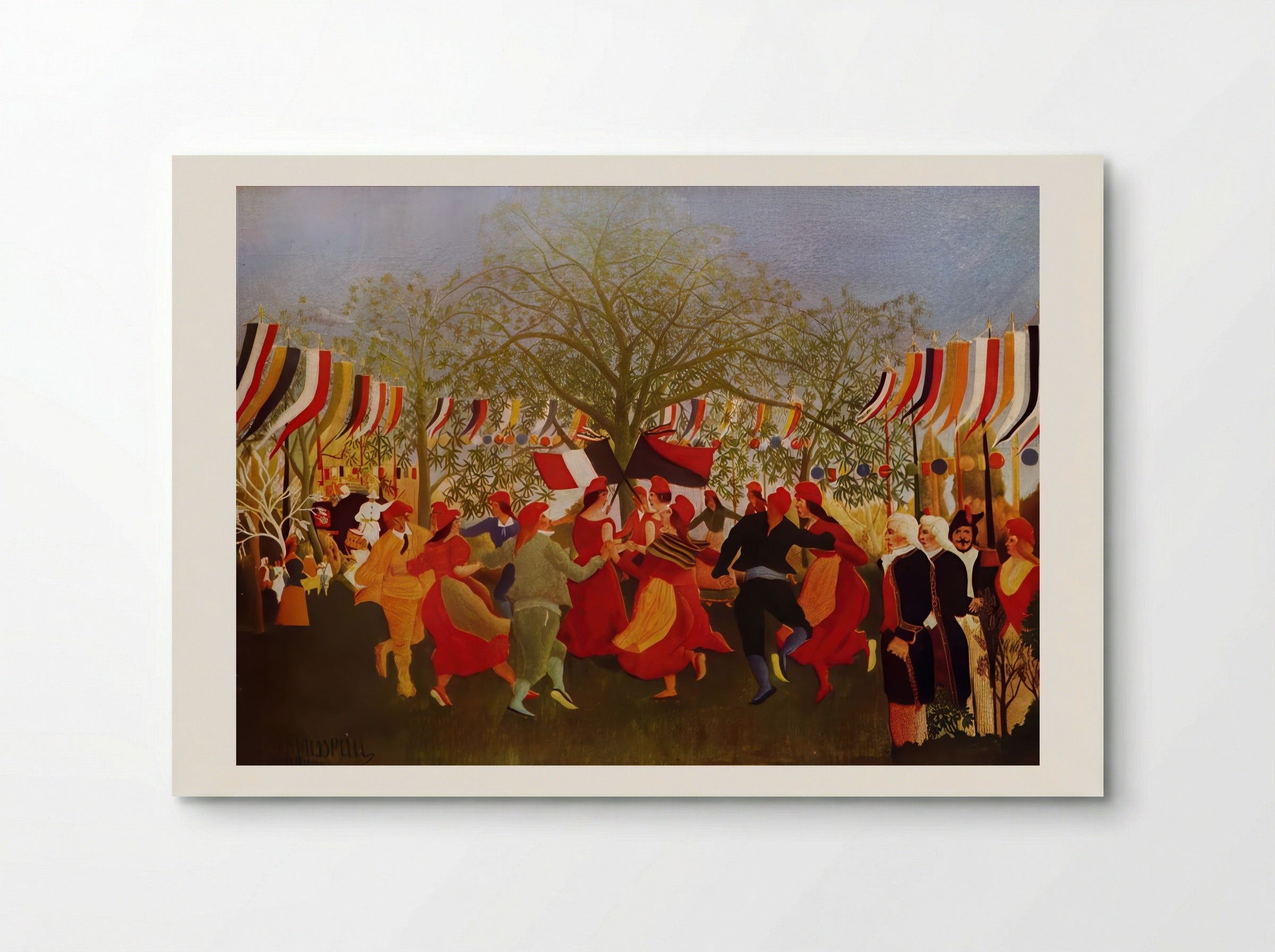 Centennial of Independence by Henri Rousseau – Naïve Art Historical Celebration Print - Poster