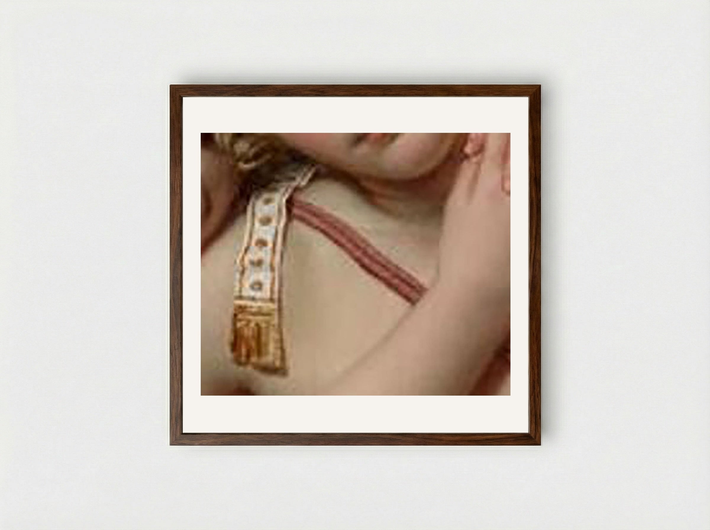 The Farewell of Telemachus and Eucharis - Jacques-Louis David - Framed Print Dark Wood