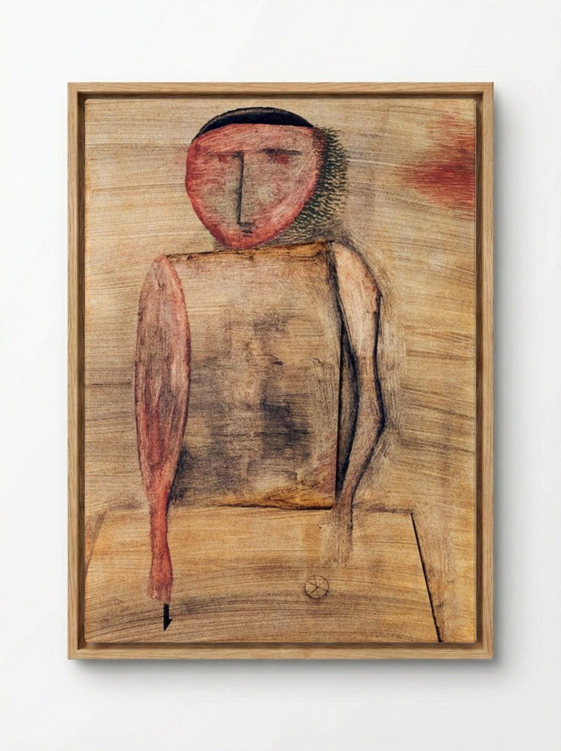 Doctor - Paul Klee - Framed Canvas Wood