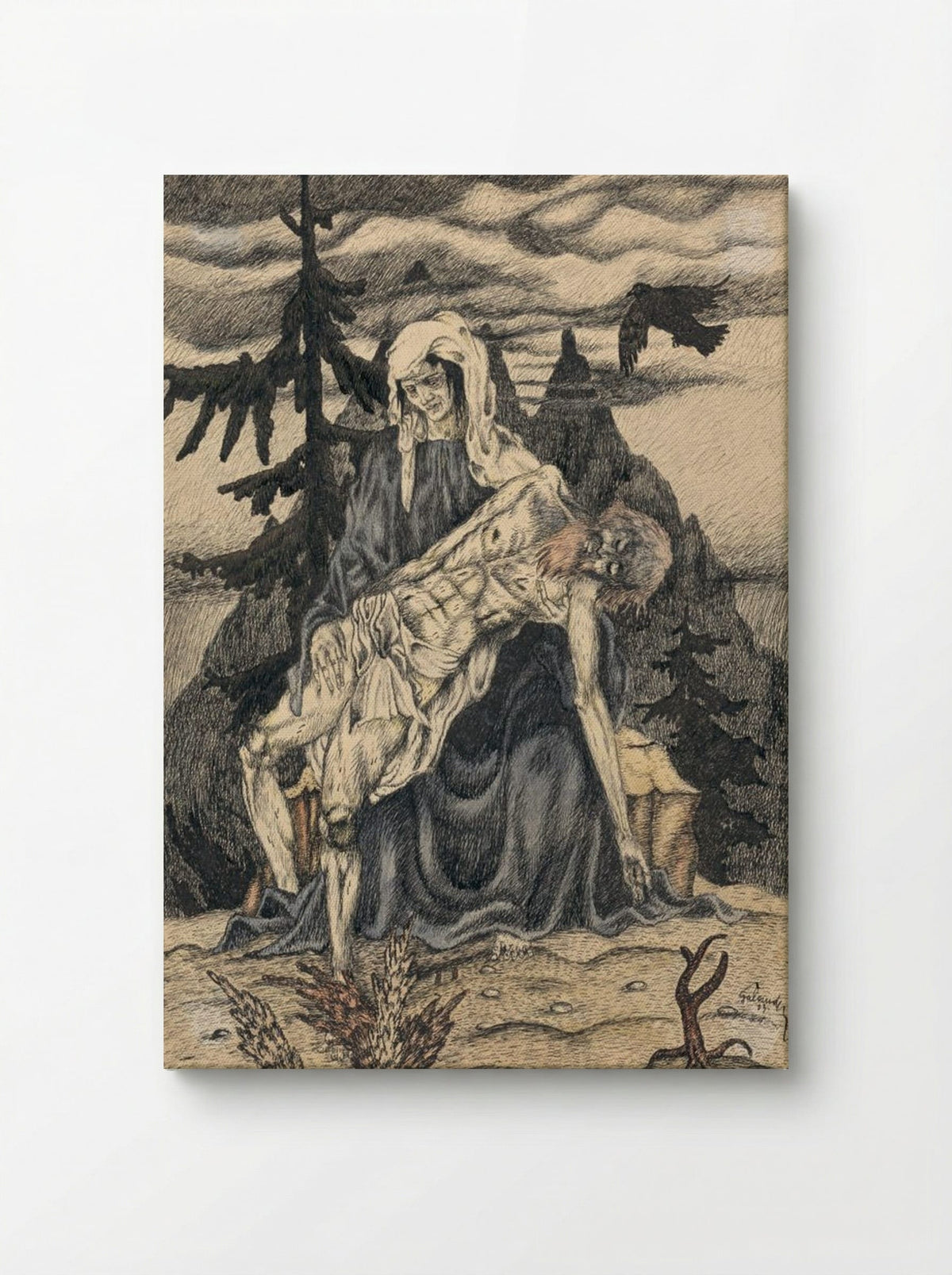 Pieta - Mikuláš Galanda - Canvas