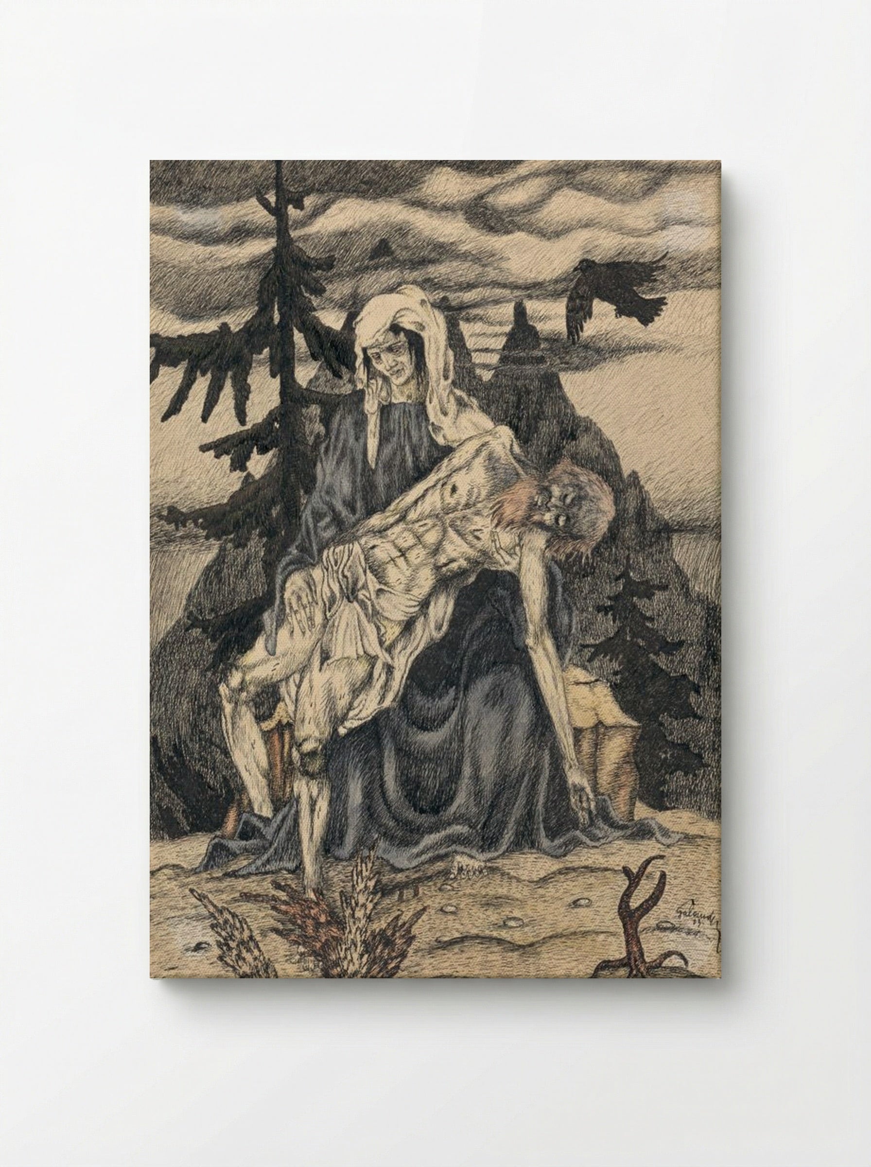 Pieta - Mikuláš Galanda - Canvas